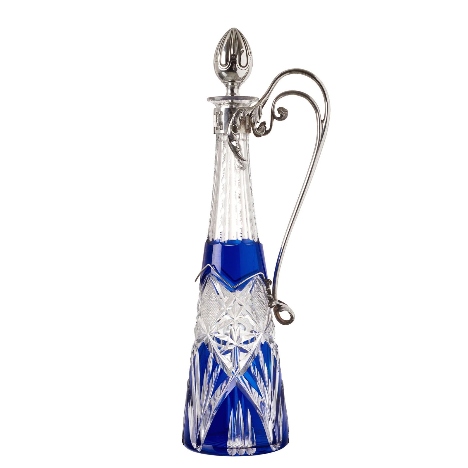 Bottle in two-tone crystal and silver (1 of 1)