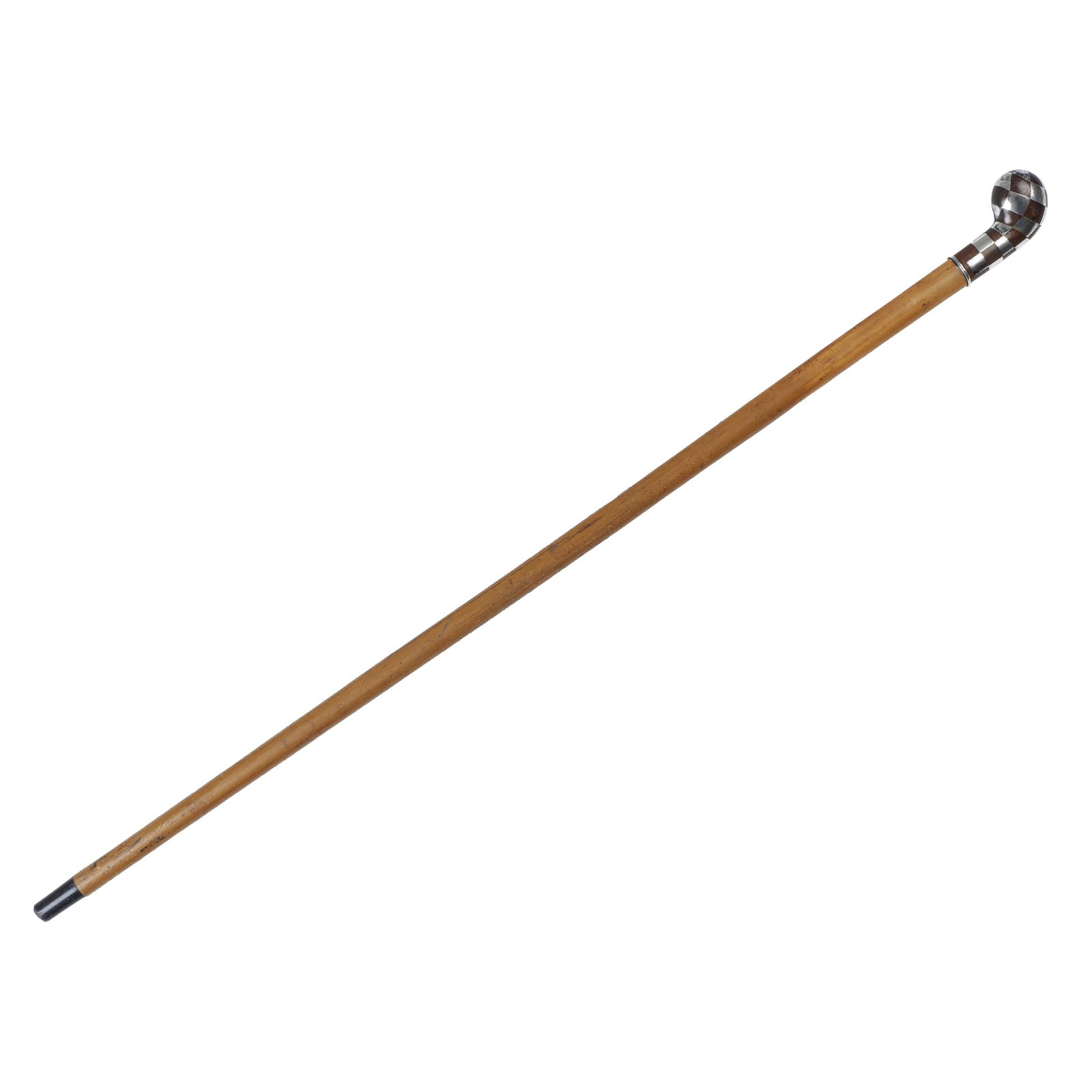 Walking stick with silver handle (1 of 1)