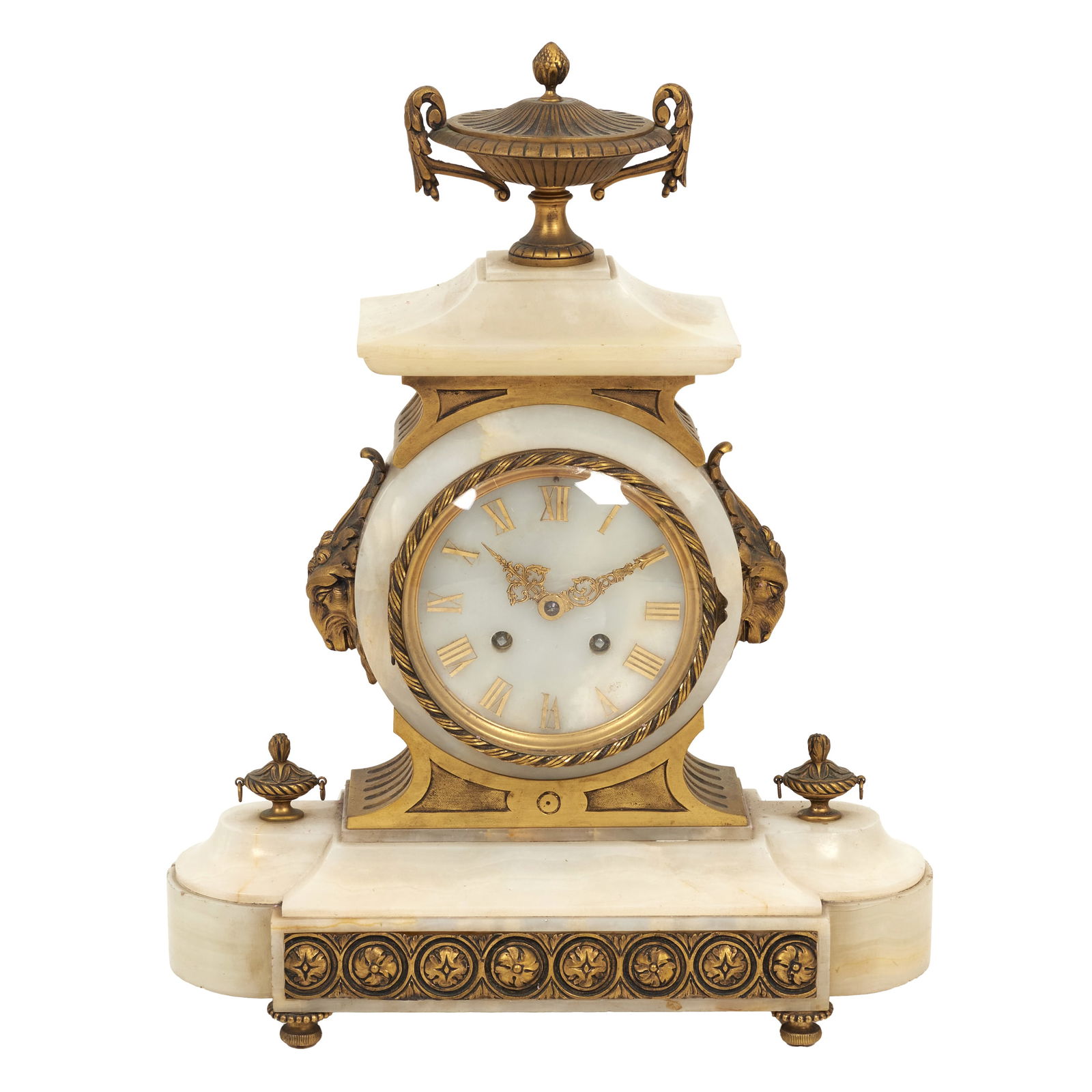 Alabaster mantel clock (1 of 1)