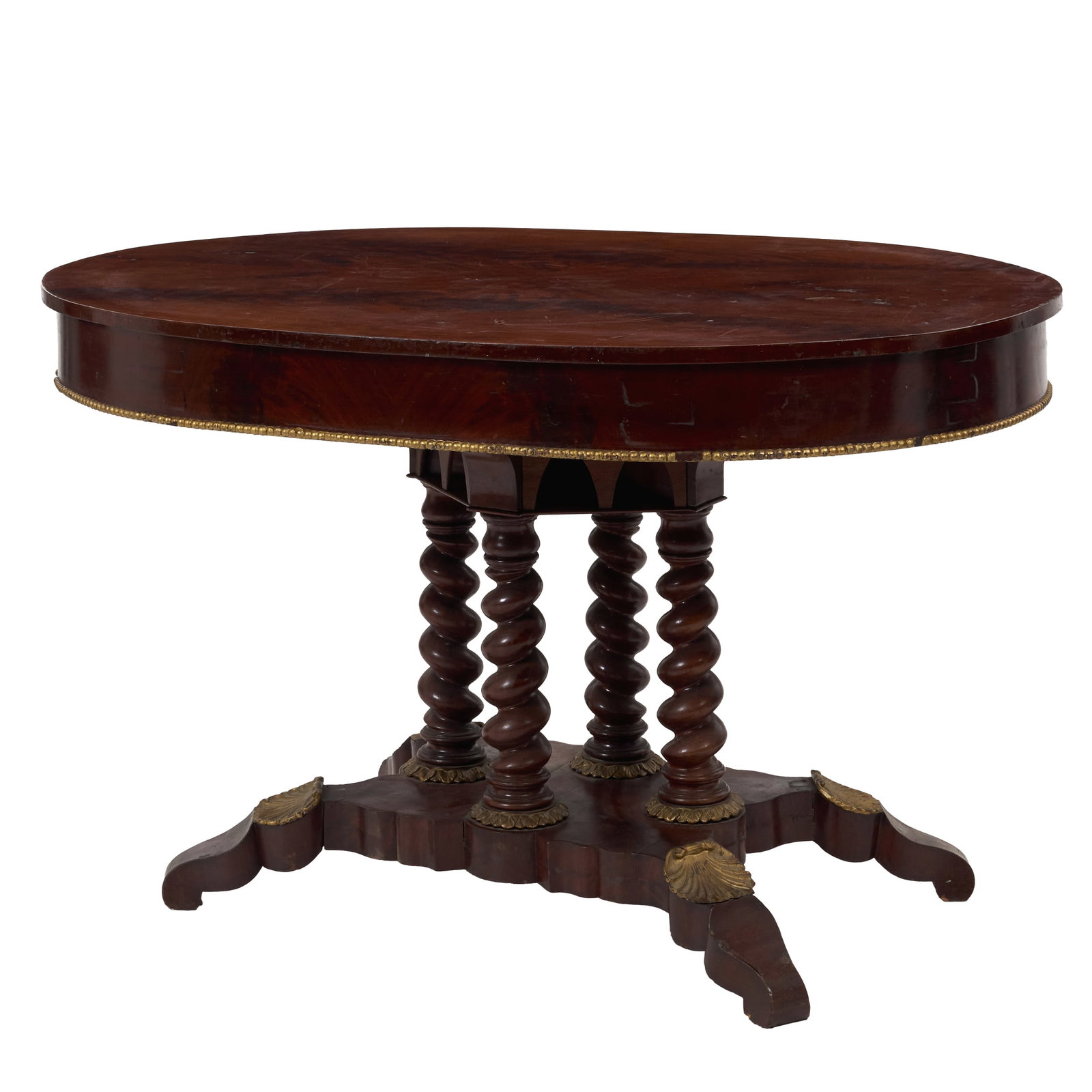 Louis Philippe oval center table (1 of 1)