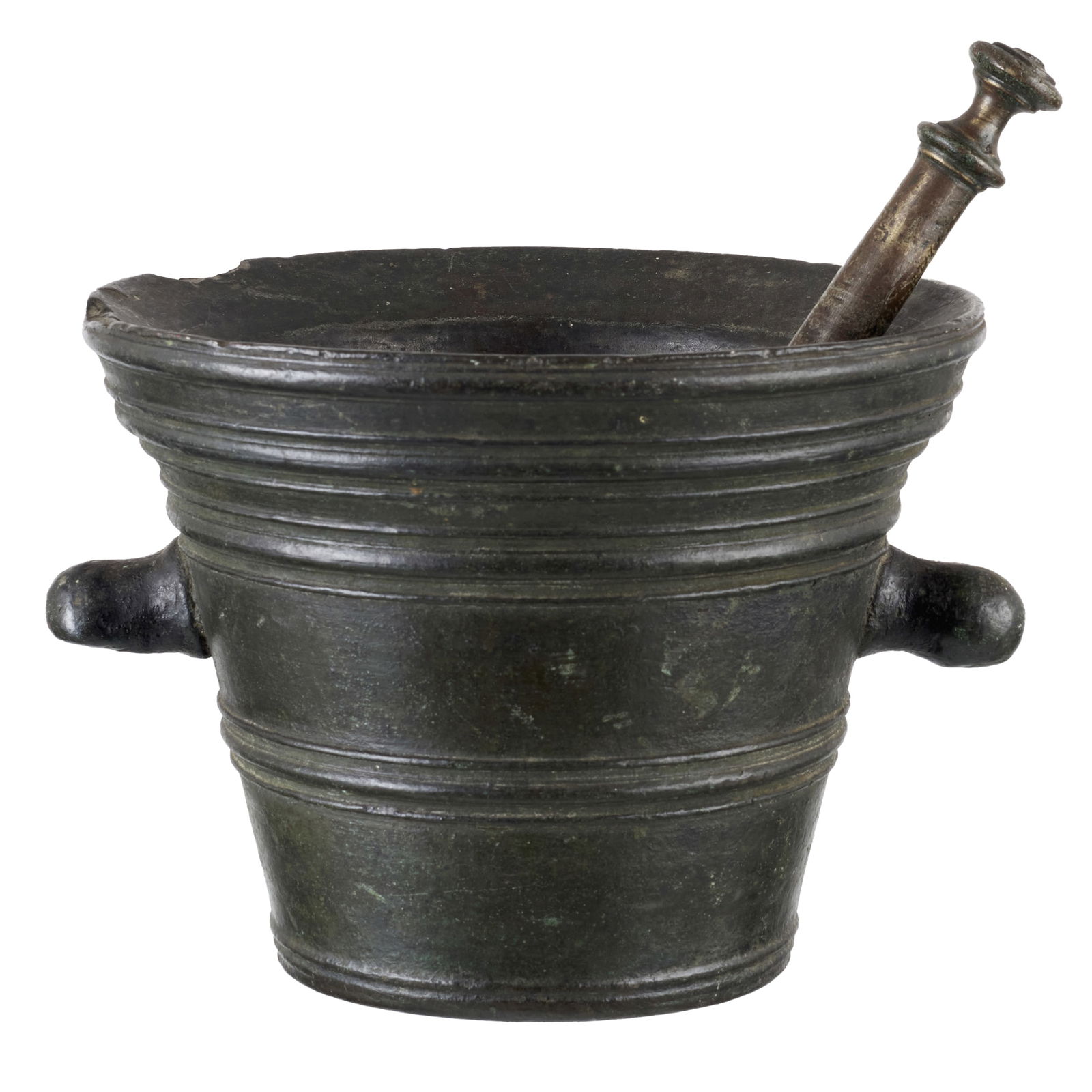 Chemist's bronze mortar, 17th century, (1 of 1)
