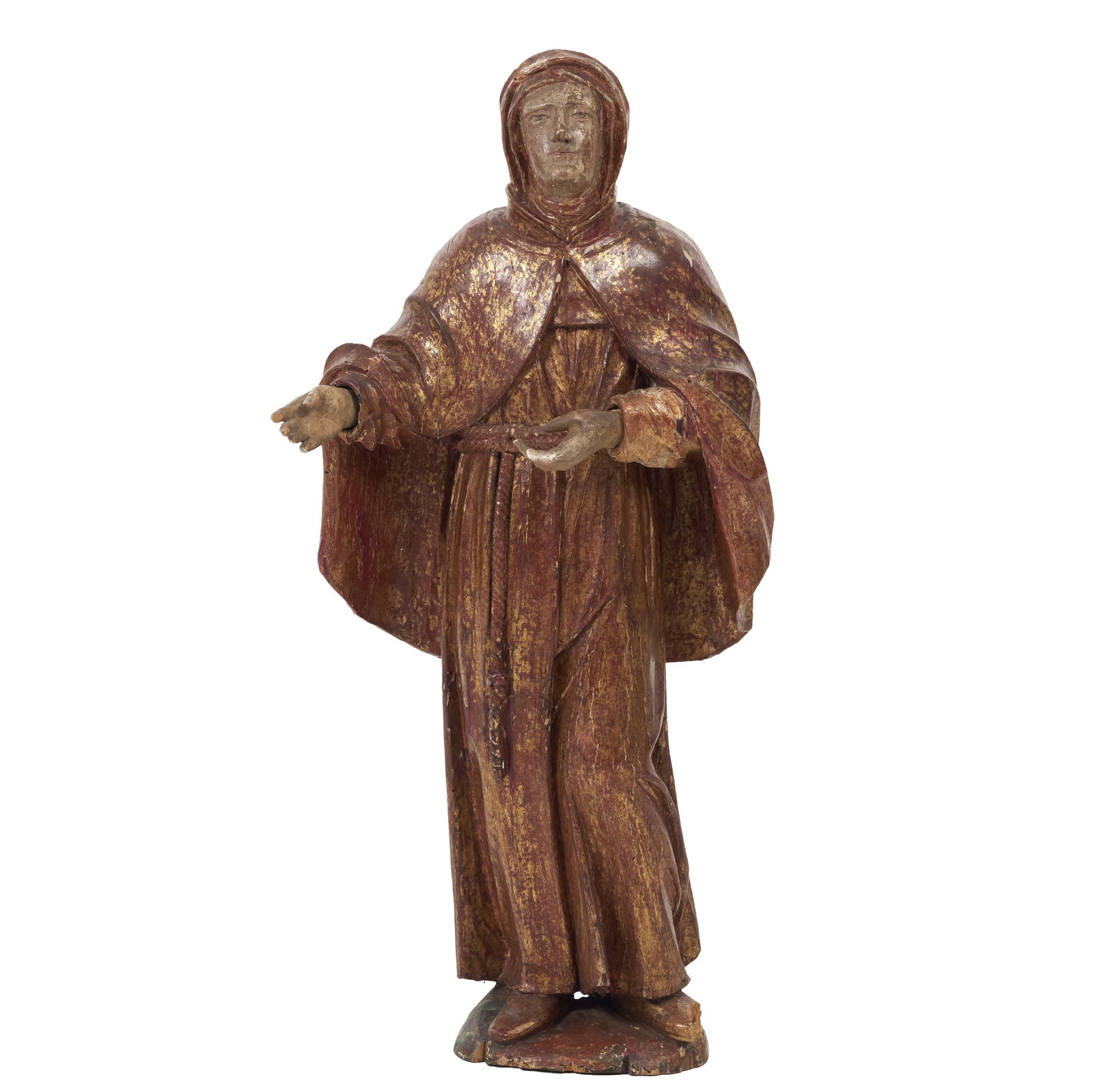 Wooden sculpture of a Saint (1 of 1)