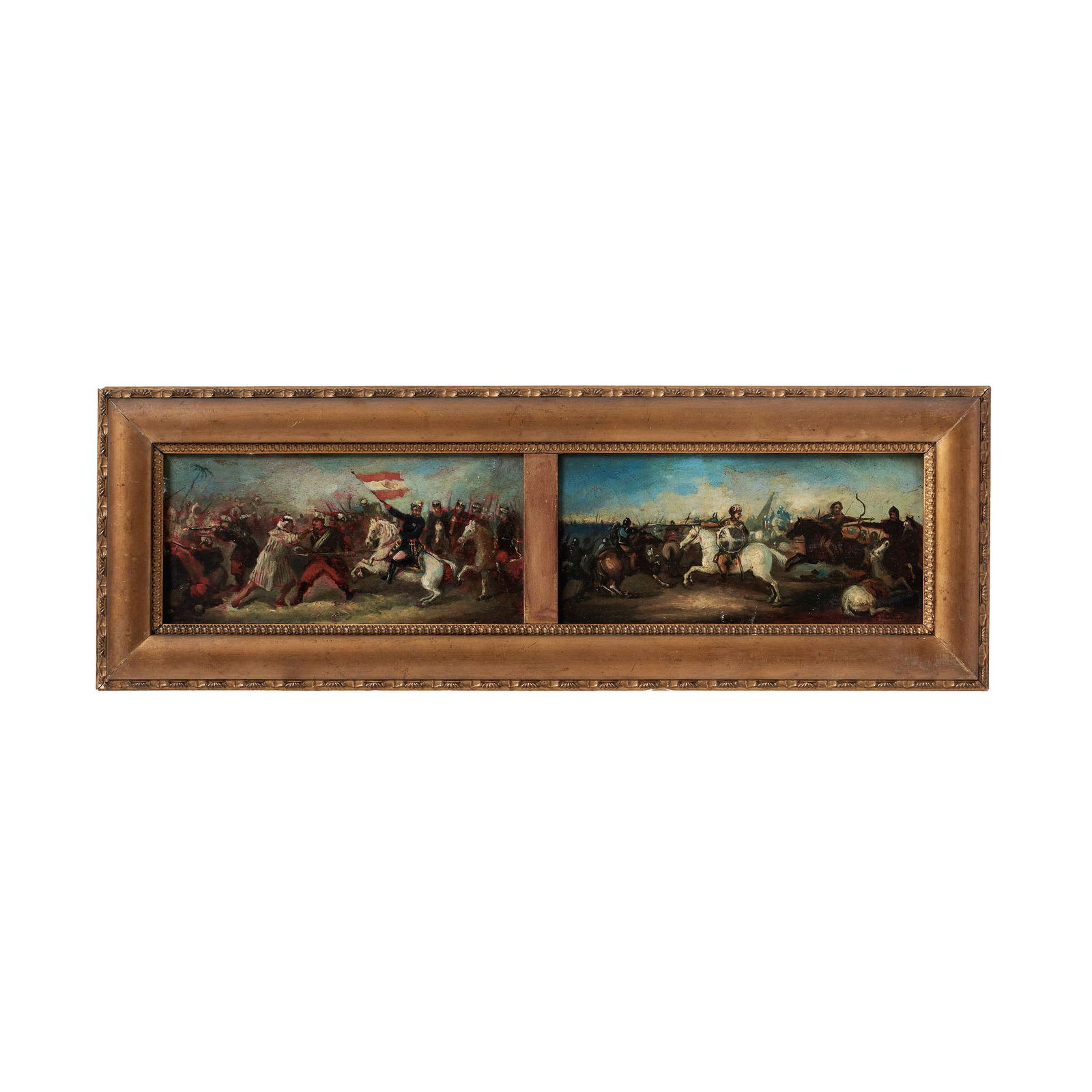 FRENCH SCHOOL, 18th/19th Century - Pair of orientalist 'battle scenes' (1 of 1)