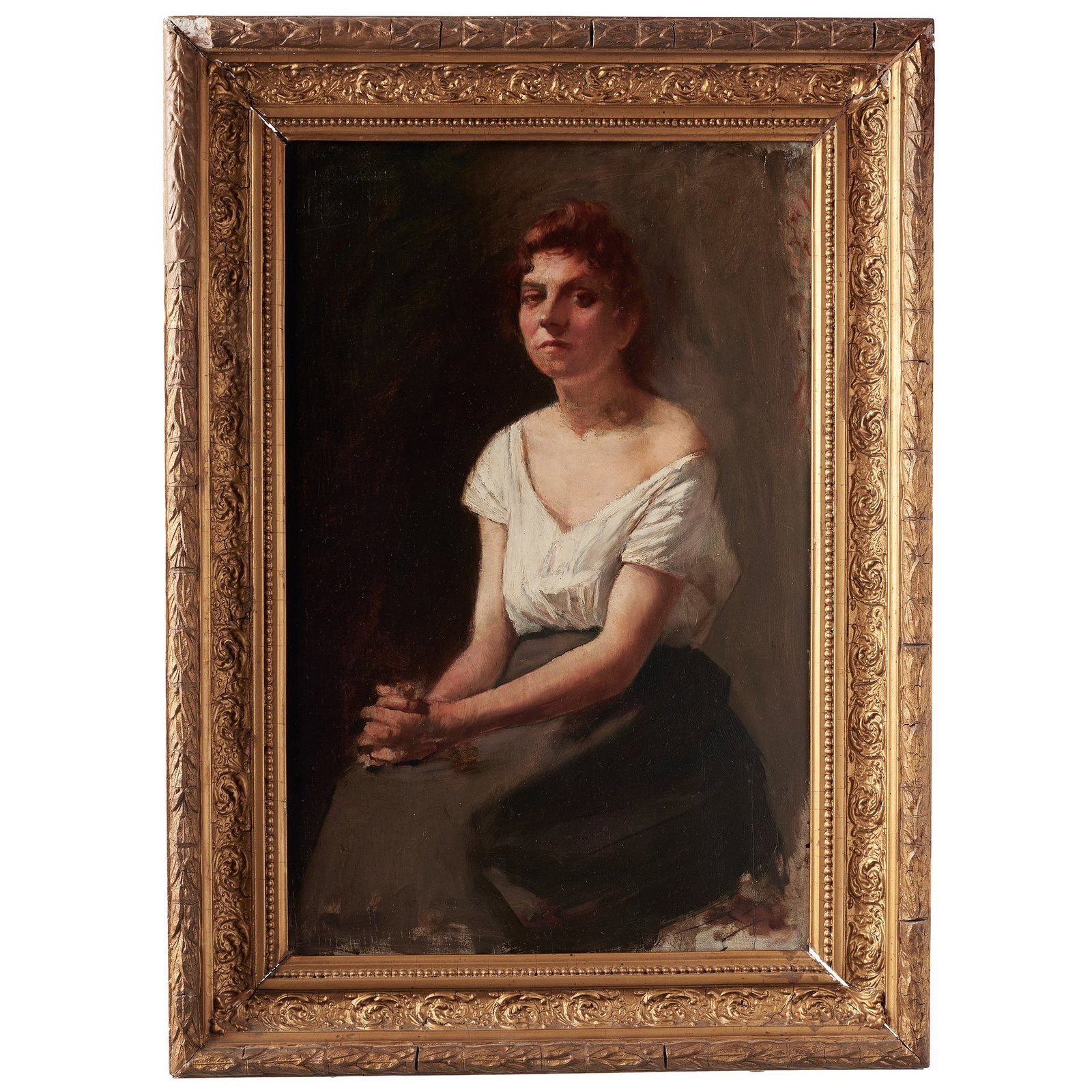 JOaO AGUSTO RIBEIRO (1860-1932) - Portrait of a Lady (1 of 1)