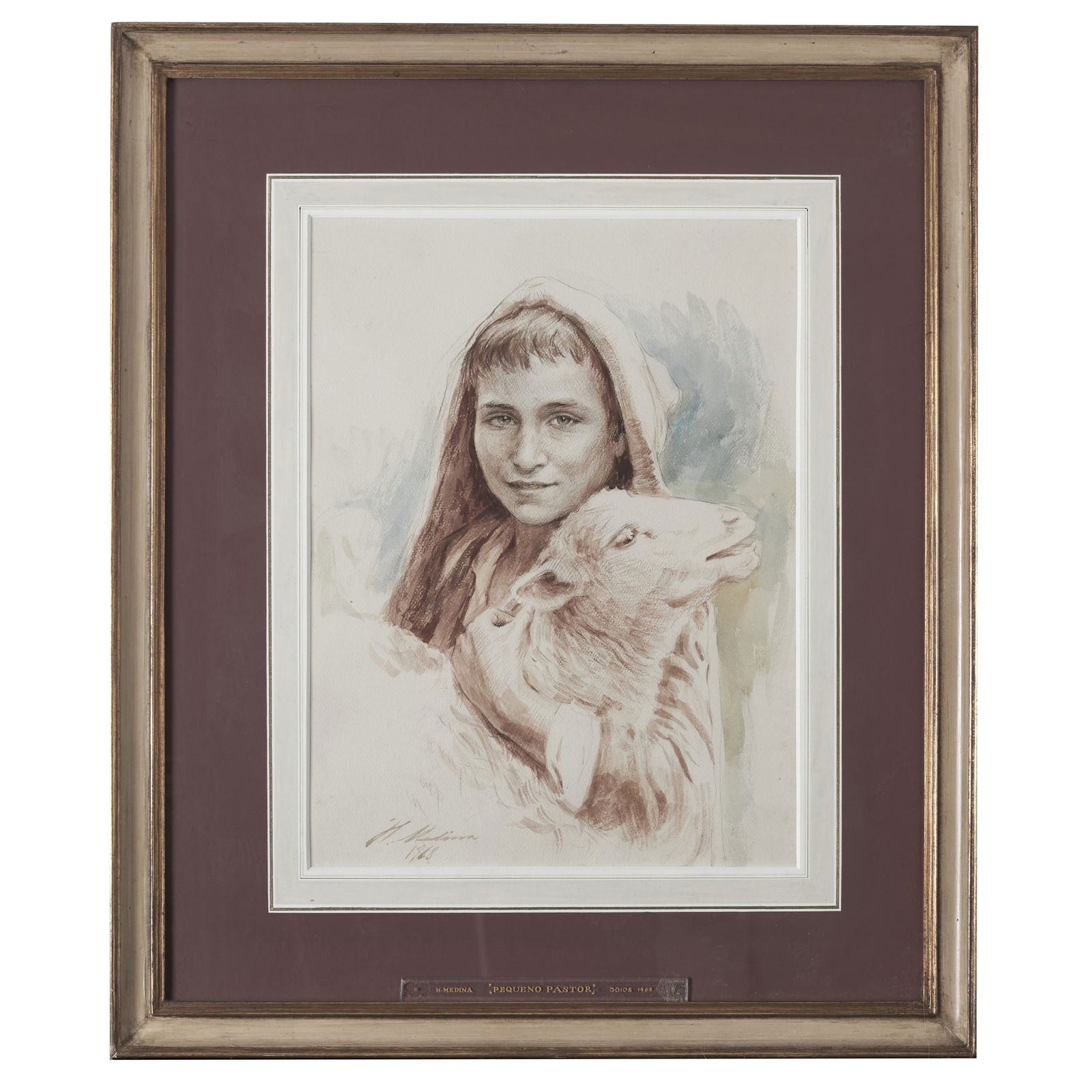 HENRIQUE MEDINA (1901-1988) - Little shepherd (1 of 1)