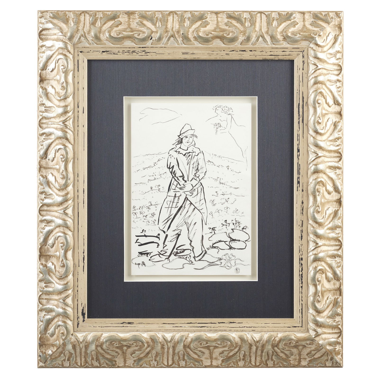 JuLIO DOS REIS PEREIRA (1902-1983) - Sad clown (1 of 1)