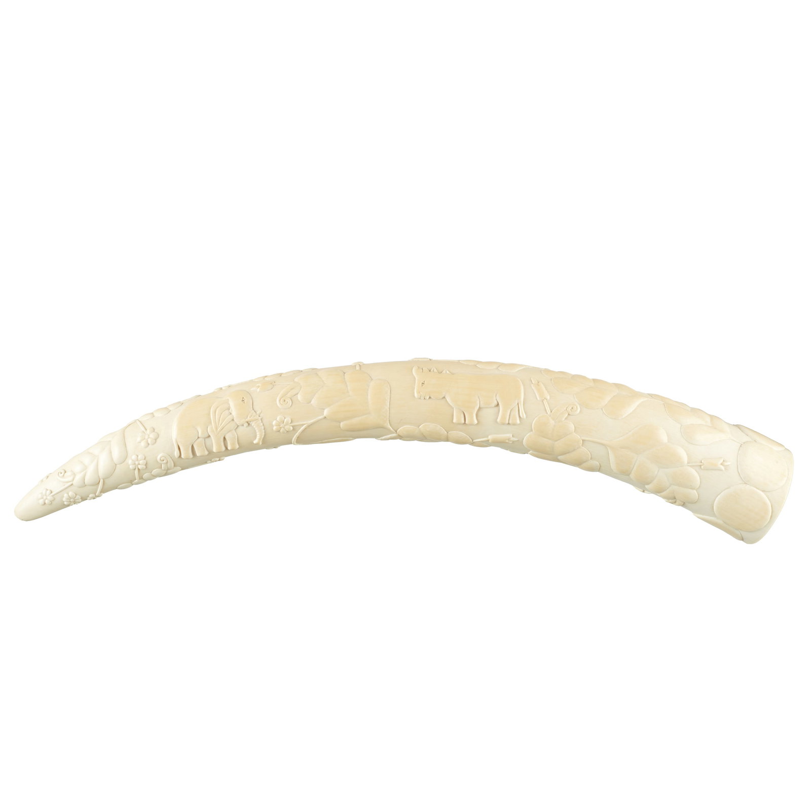 KONGO, LOANGO - Carved tusk (1 of 1)