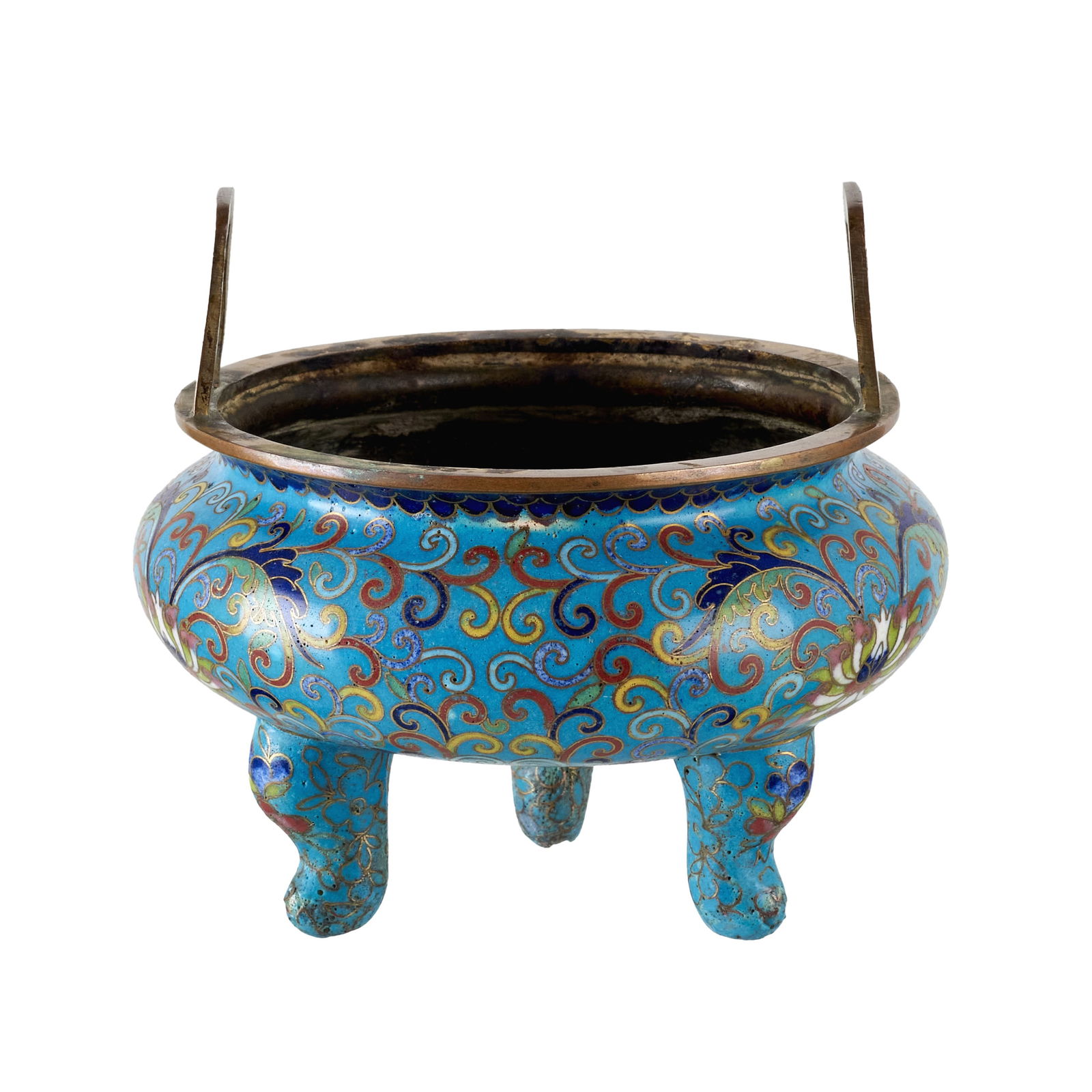 Cloisonne enamel incense burner (1 of 1)