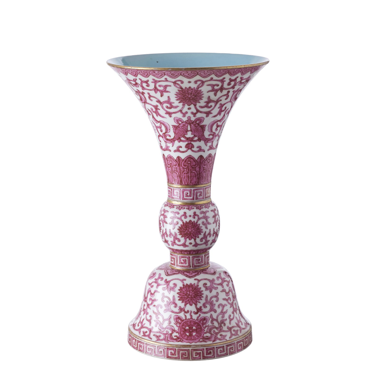 Double-trumpet porcelain vase from China, Minguo (1 of 1)