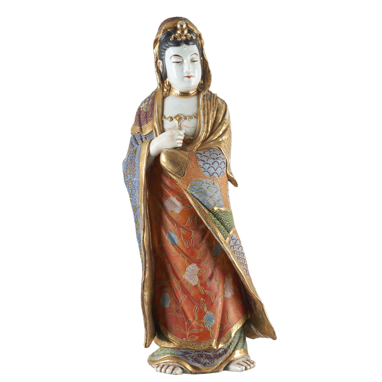 Japanese porcelain Kannon figure (1 of 1)