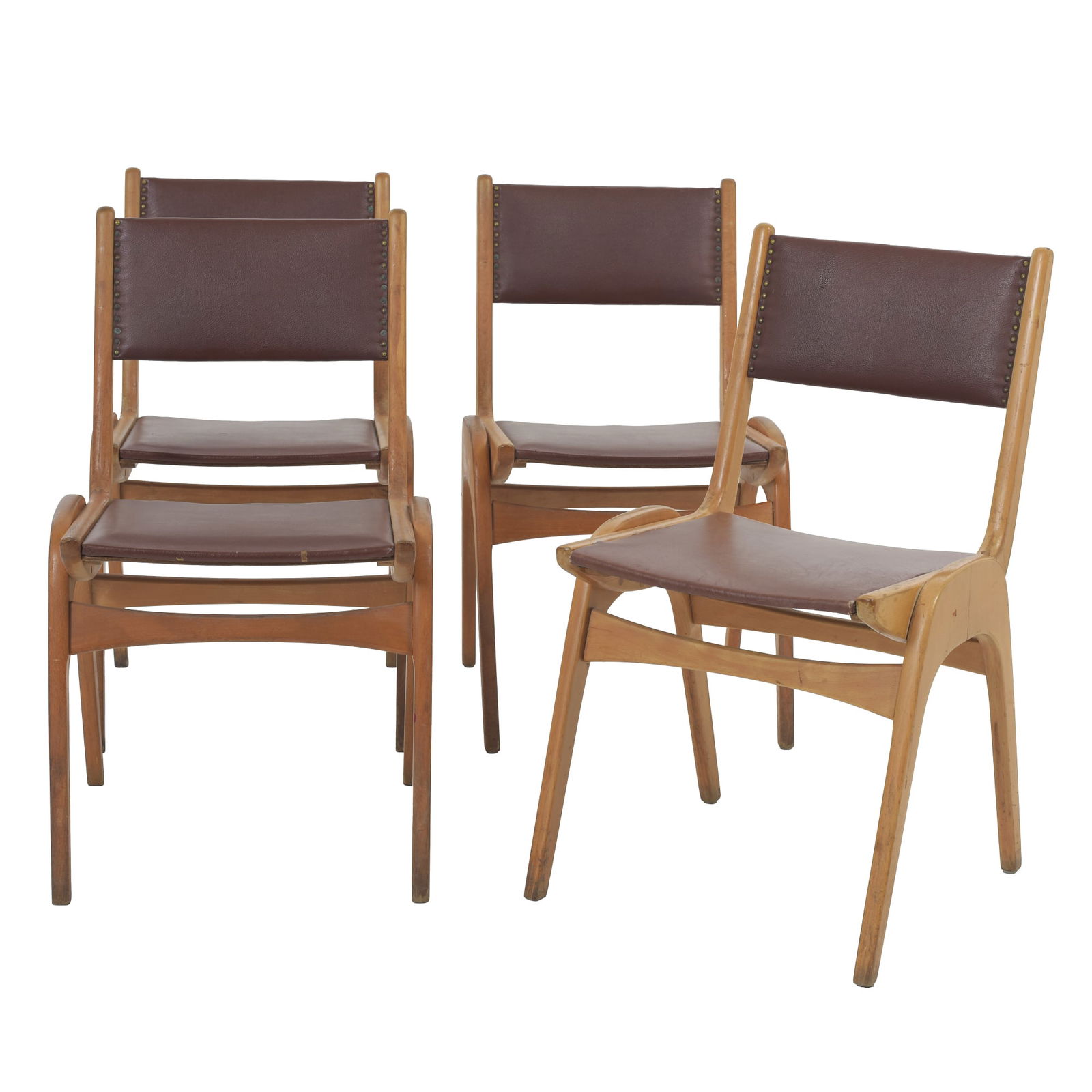 DANISH WORK, c.1950/60 - Four dining chairs (1 of 1)