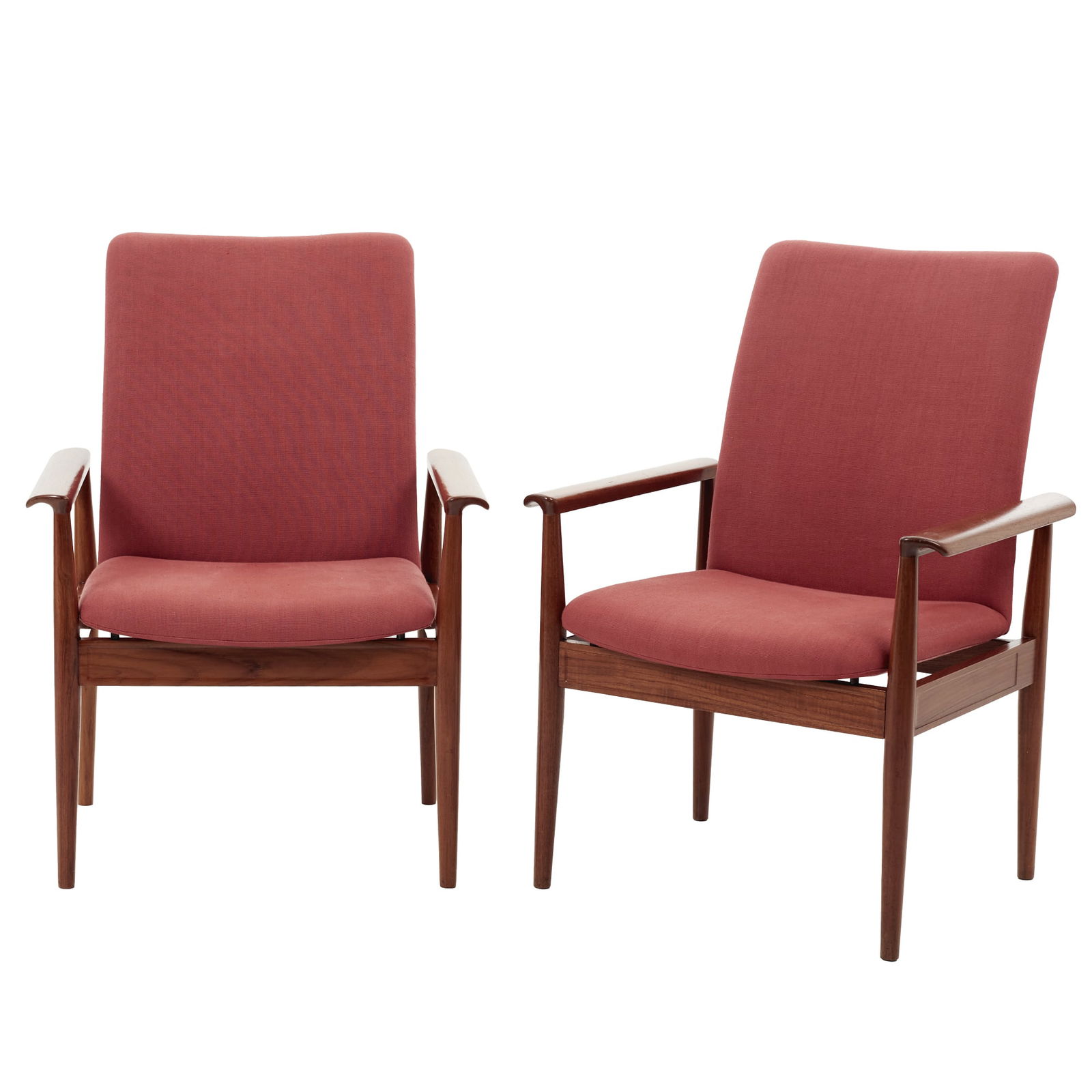 FINN JUHL (1912-1989) - Pair of 'Diplomat' armchairs (1 of 1)