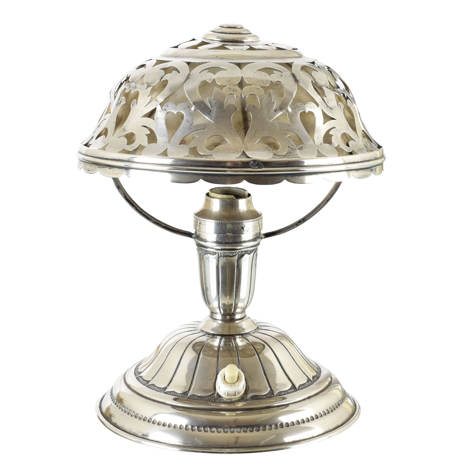 Art Deco silver table lamp (1 of 1)