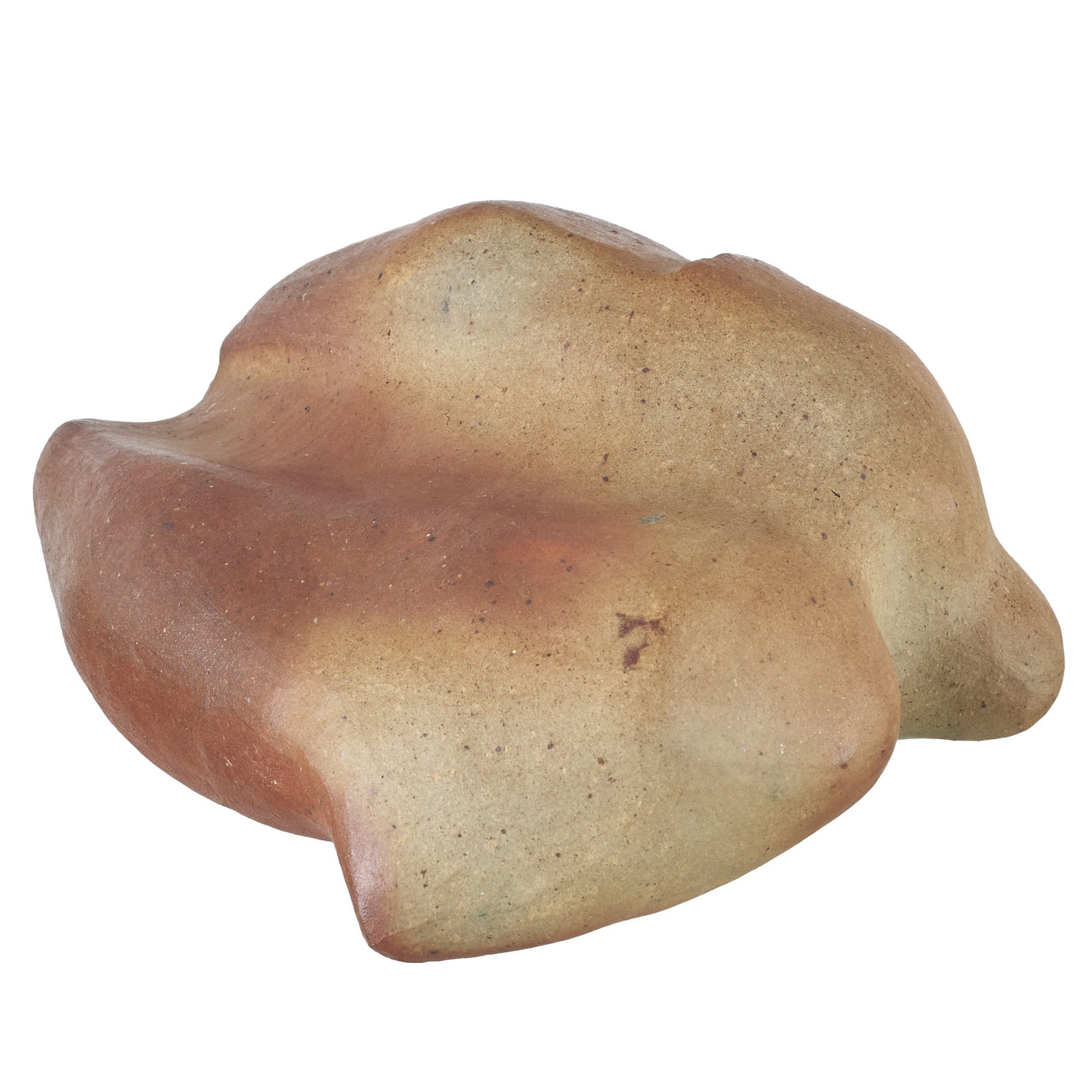 Attributable to ELISABETH JOULIA (1925-2003) - Stoneware flowerpot: France, c.1970, organic stoneware sculpture. Signs of use. Dimensions: 23.5 cm.