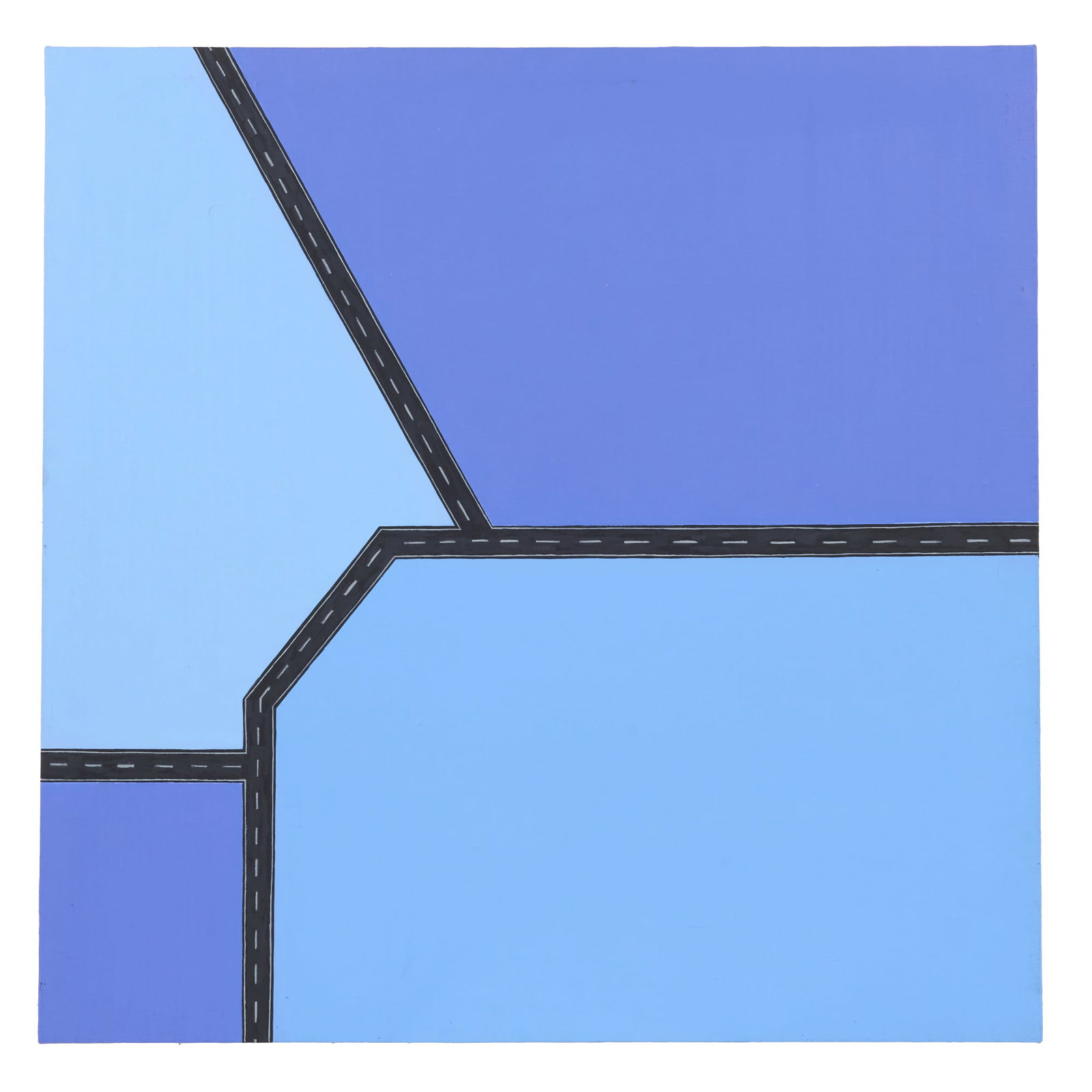 BALTAZAR TORRES (b.1961) - 'Untitled': Acrylic on canvas. Signed and dated 2004 on the back. Dim.:74x74cm.