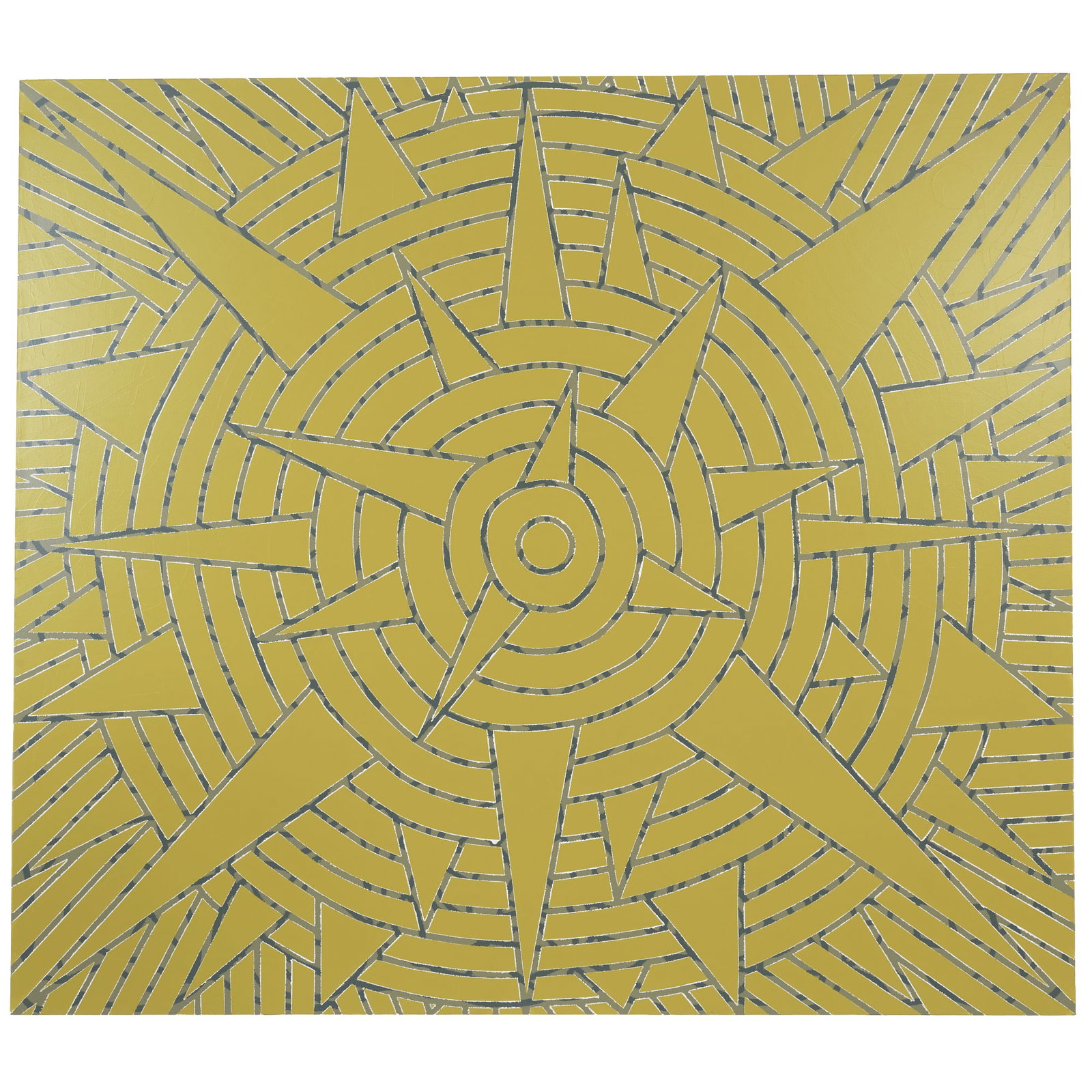 PEDRO QUINTAS (b.1972) - 'Untitled': Acrylic on canvas. Signed and dated 2002 on the back. Dim.:180x160cm.