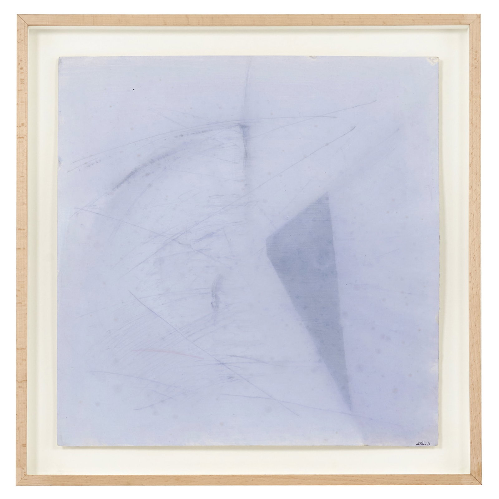 ANTONIO PALOLO (1946-2000) - 'Untitled': Mixed media on paper. Signed and dated 1976. Dim.:51x49,5cm.