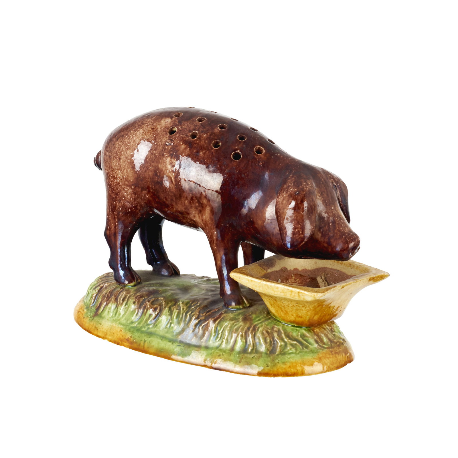 'Pig' toothpick holder in Caldas earthenware (1 of 1)