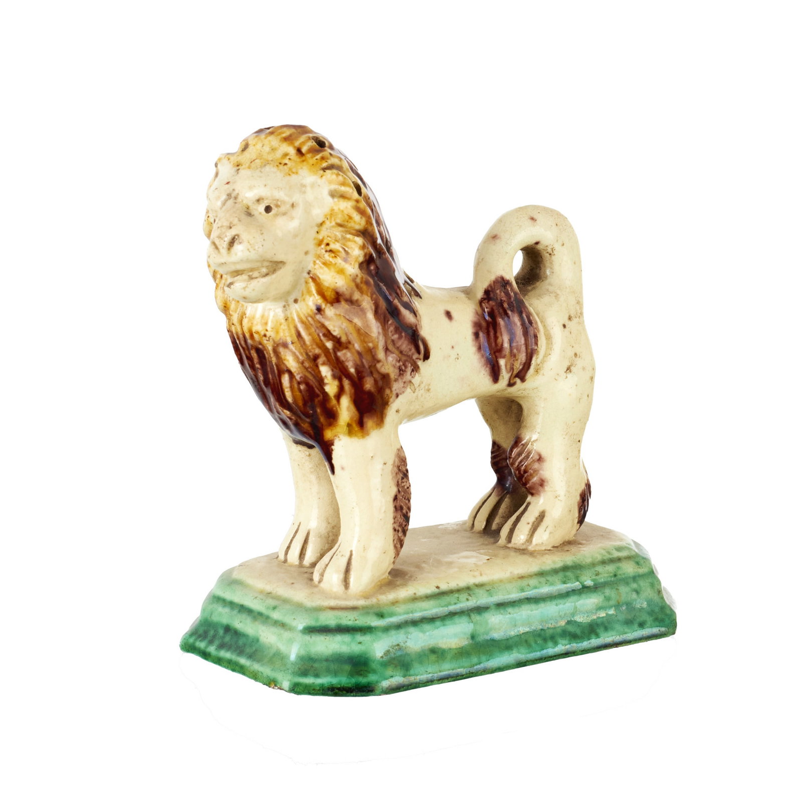 'Lion' toothpick holder in earthenware by Manuel Mafra (1 of 1)