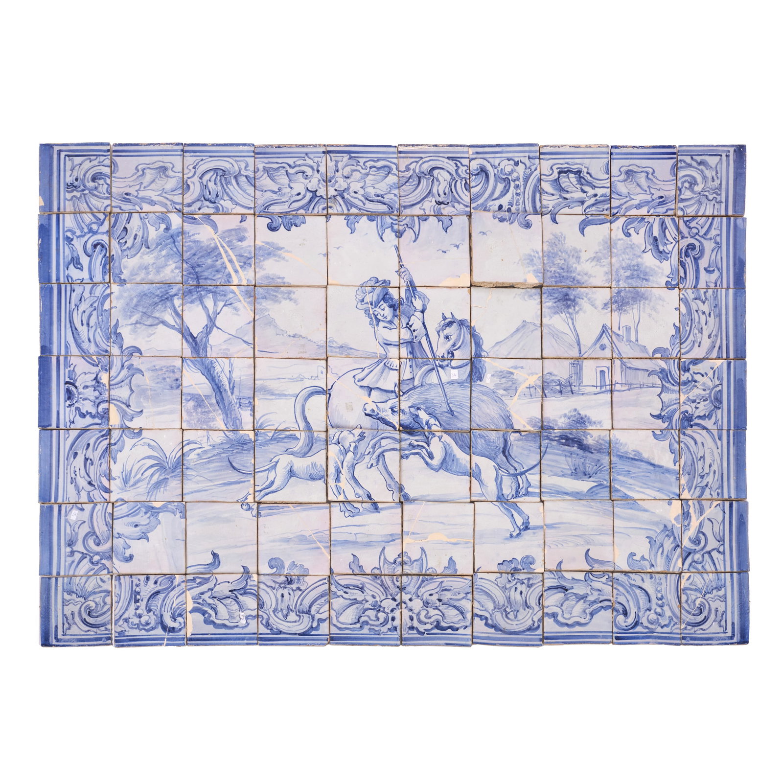 'Hunting Scene' tile panel (1 of 1)