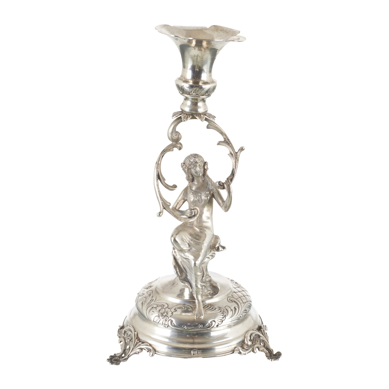 Silver figural toothpick holder (1 of 1)