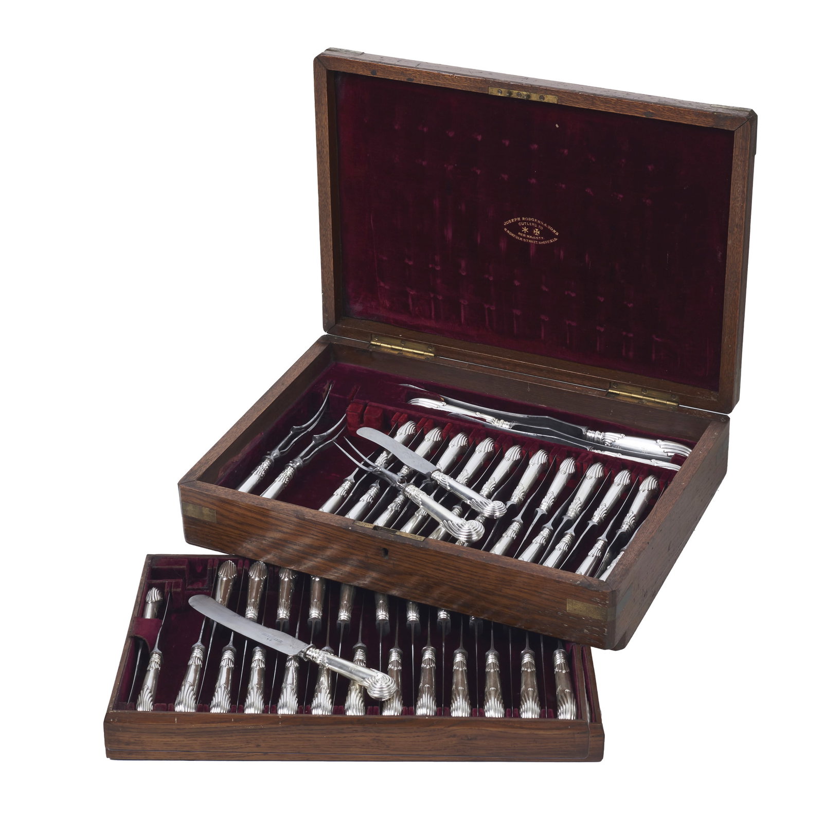 JOSEPH RODGERS & SONS - Silver Knife set (1 of 1)