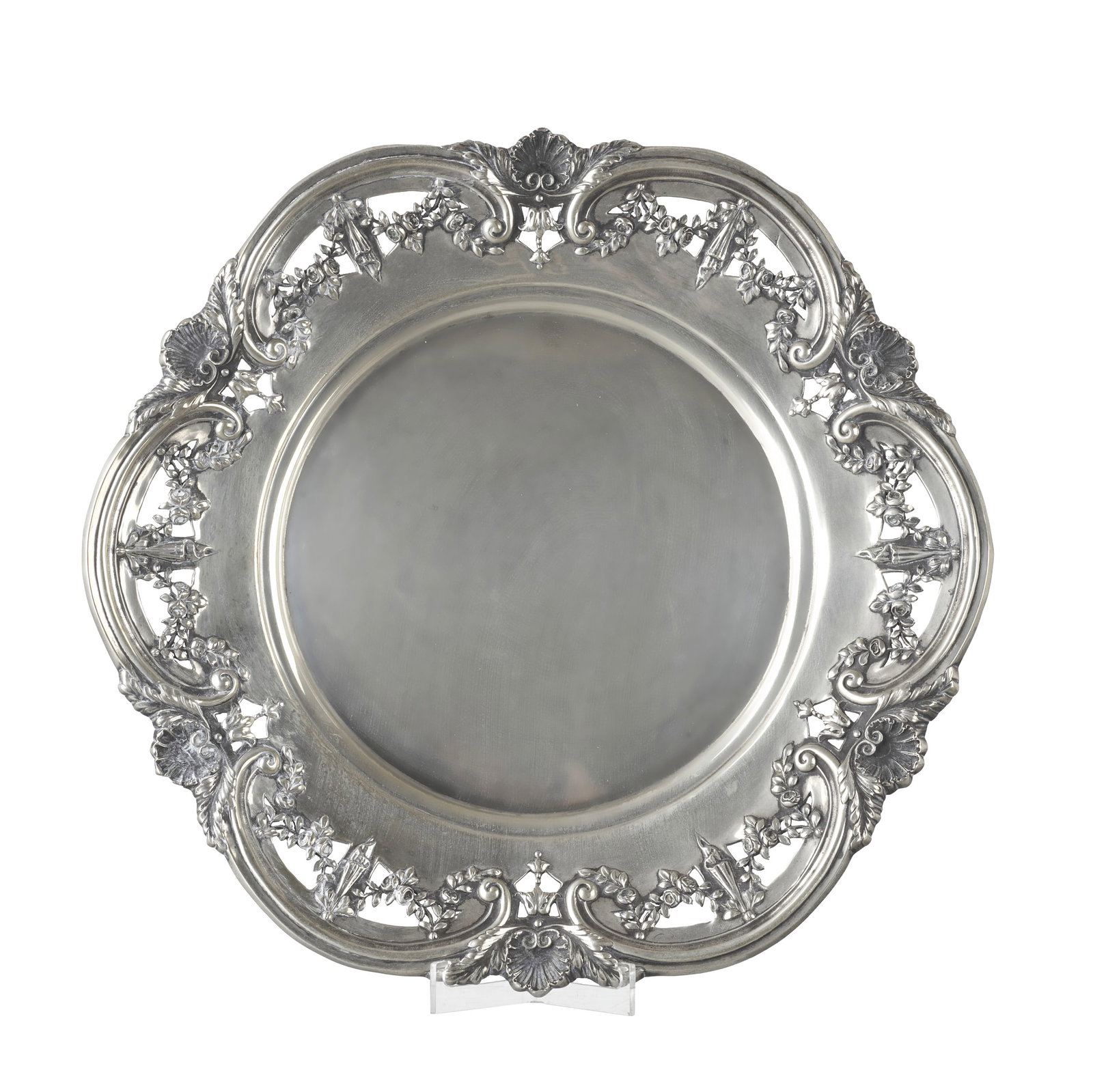Silver cheese stand base (1 of 1)