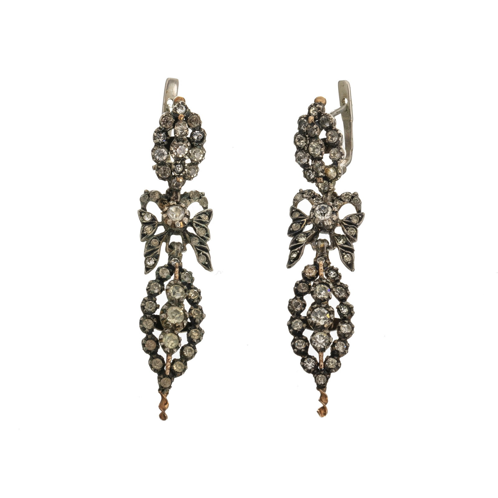 Silver and gold earrings (1 of 1)