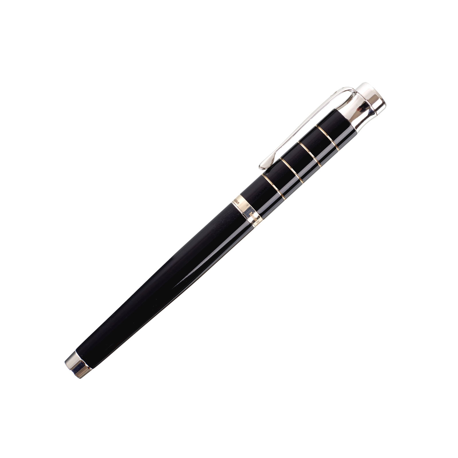 WALDMANN - 'Tango' Pen: 925 sterling silver with a black lacquer finish. Marked. Original box. Signs of use, minor flaws. Approx. total weight: 46g. Dim.: 13.5cm.