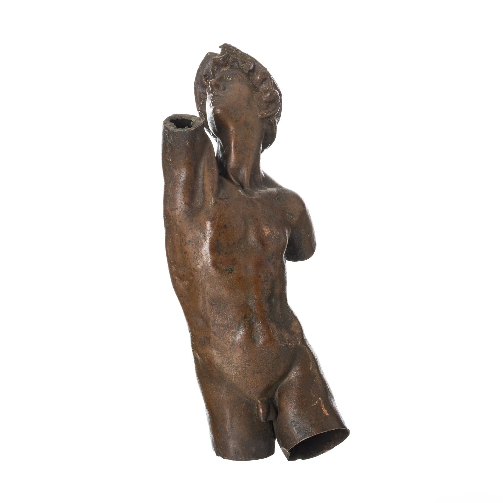 Renaissance copper sculpture of Hermes (1 of 1)