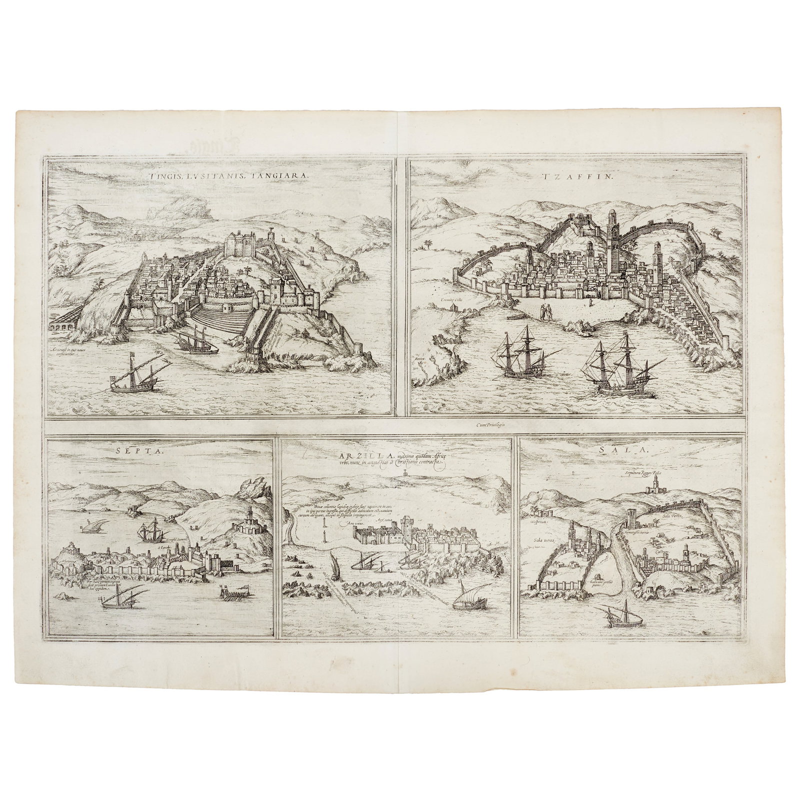 BRAUN & HOGENBERG- ' 'Views og Tangier, Arzila, Ceuta and Saleh' (1 of 1)