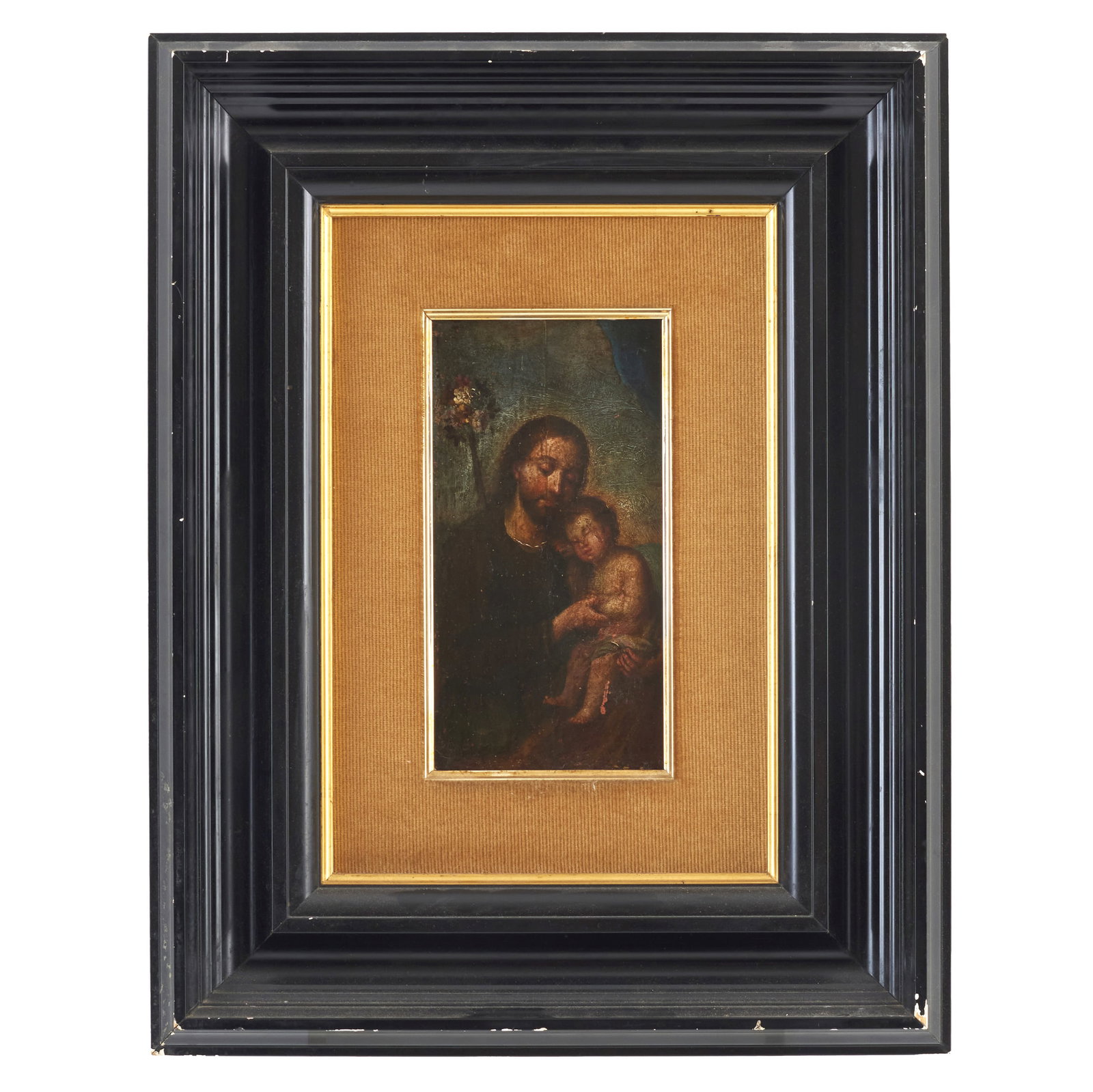 PORTUGUESE SCHOOL, 17th century - Saint Joseph with the Infant Jesus (1 of 1)
