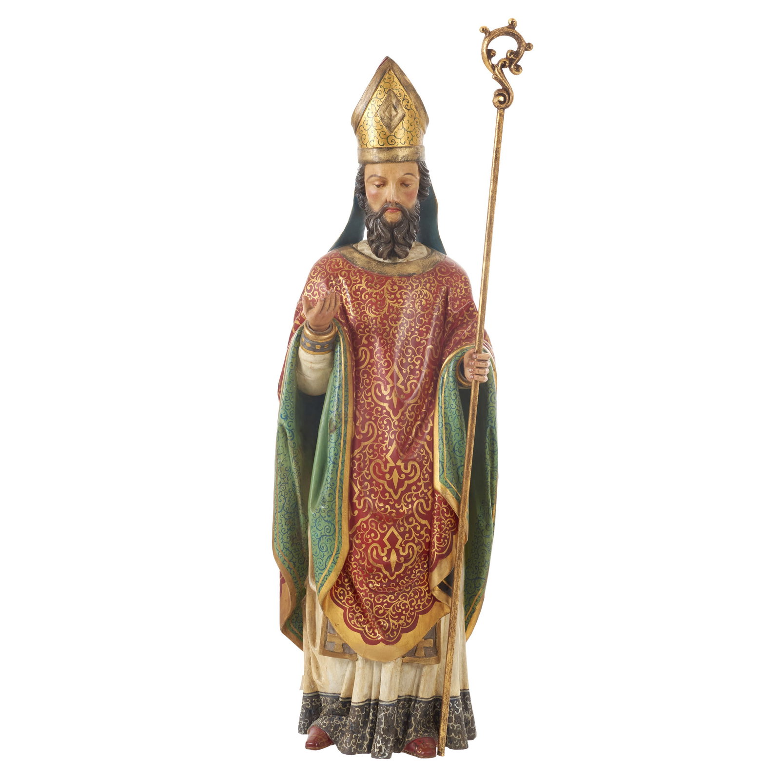 PORTUGUESE SCHOOL, 19th/20thC - Saint Bishop (1 of 1)
