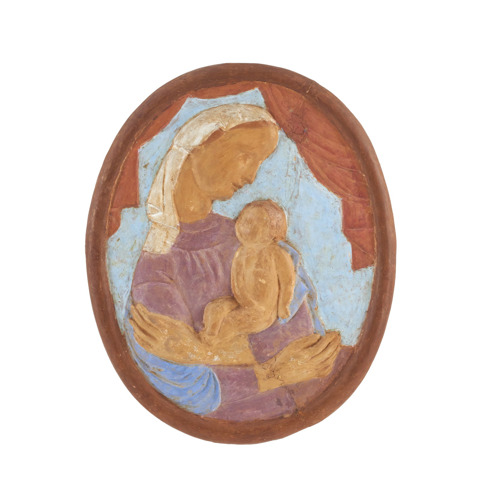 JORGE BARRADAS (1894-1971) - Our Lady with the Child (1 of 1)
