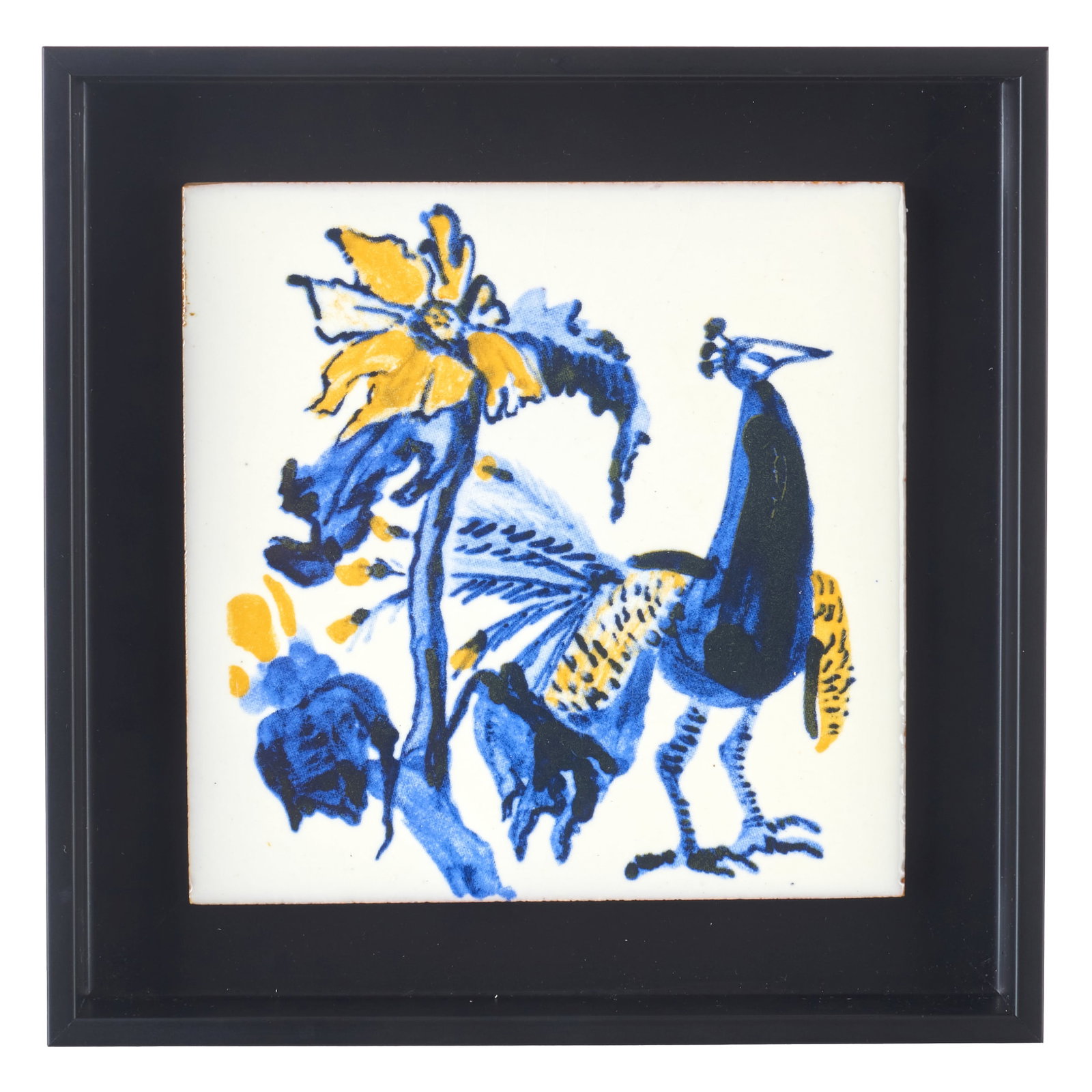 PAULA REGO (1935-2022) - 'Peacock' Tile (1 of 1)