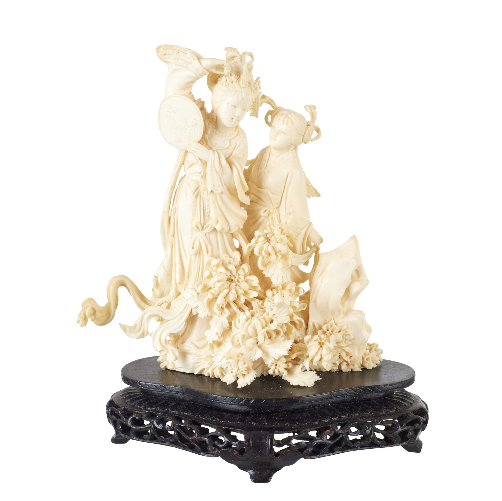 Chinese Celestial Beauties Ivory group (1 of 1)