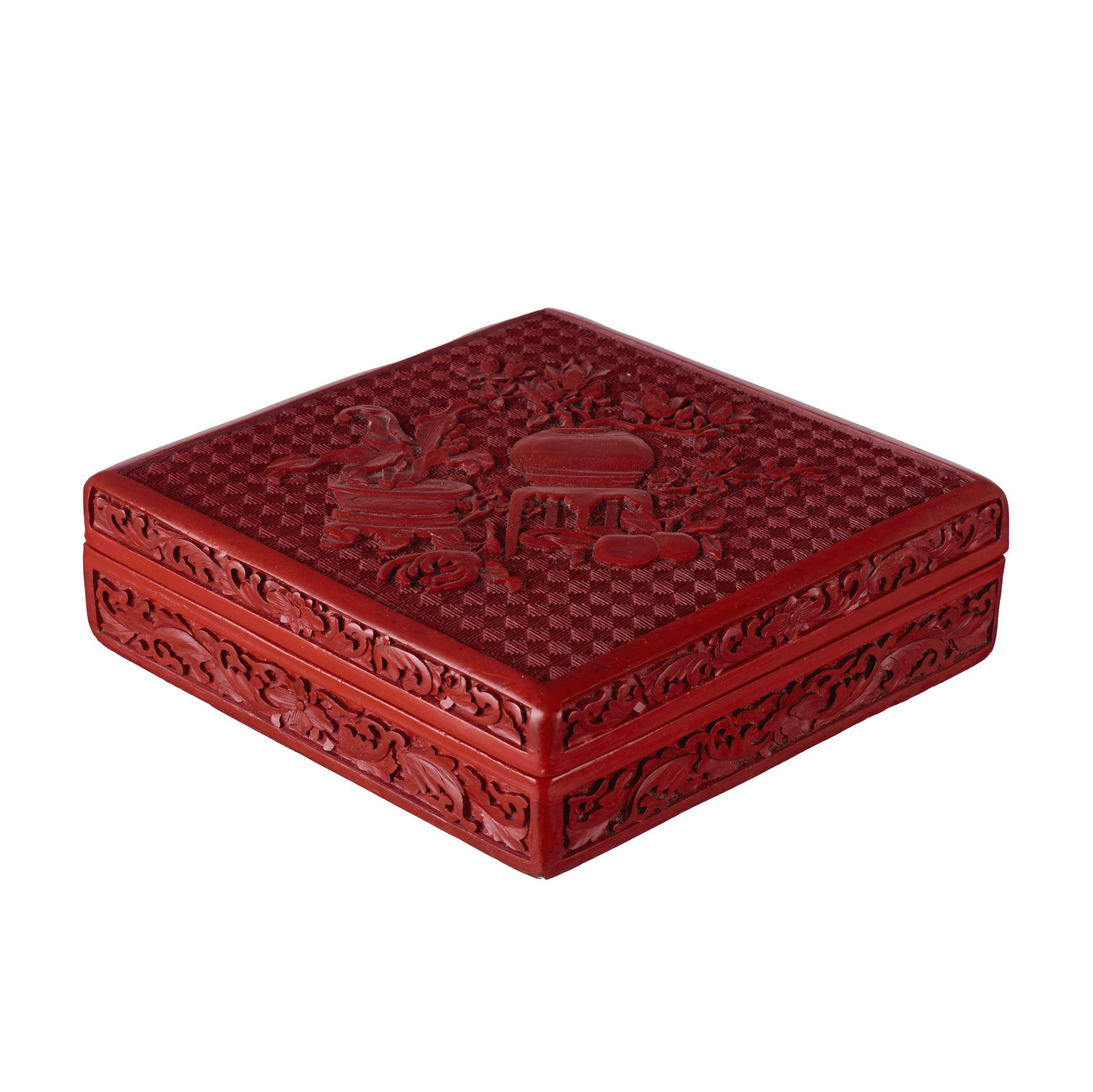 Chinese Cinnabar lacquer box (1 of 1)