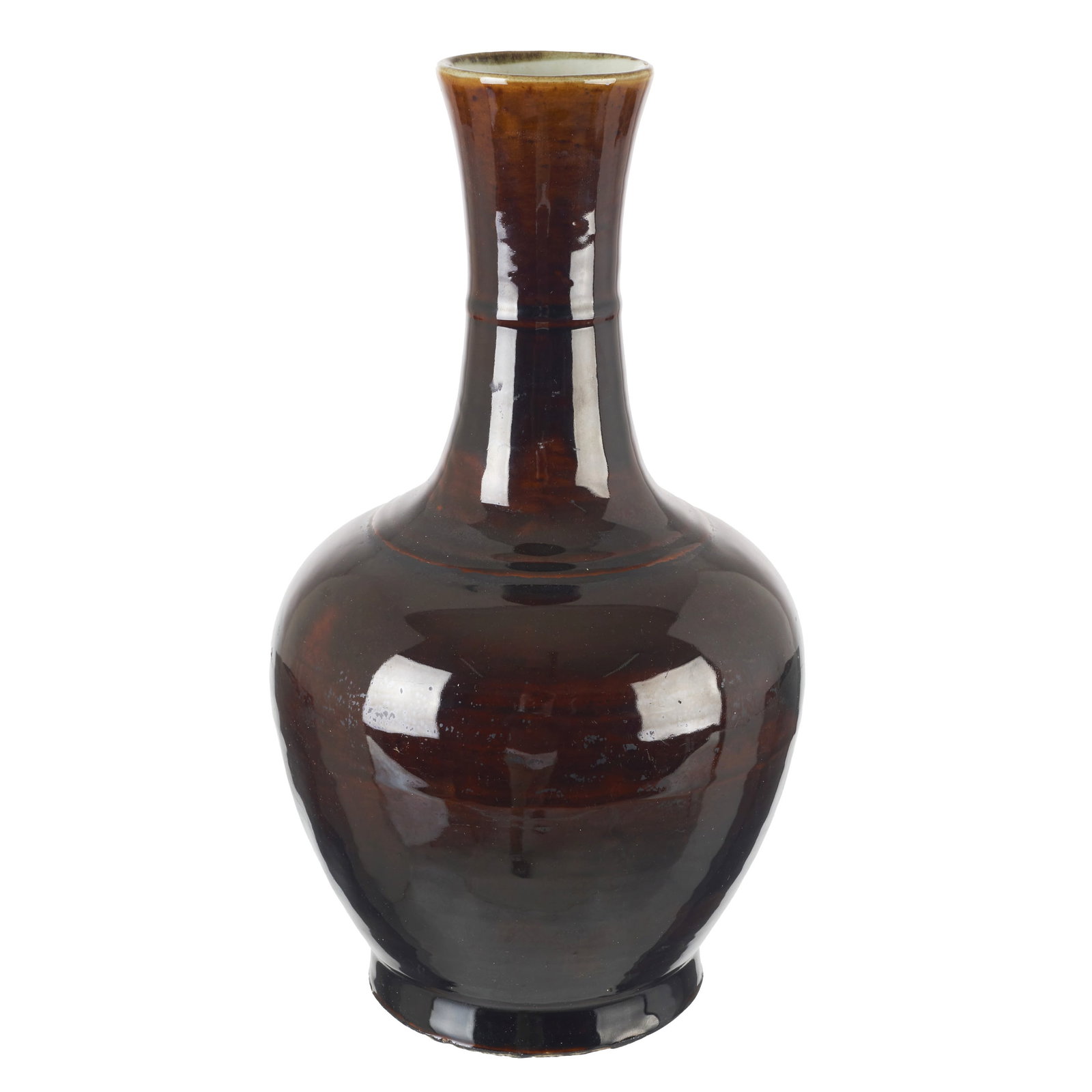 Chinese monochrome porcelain vase (1 of 1)