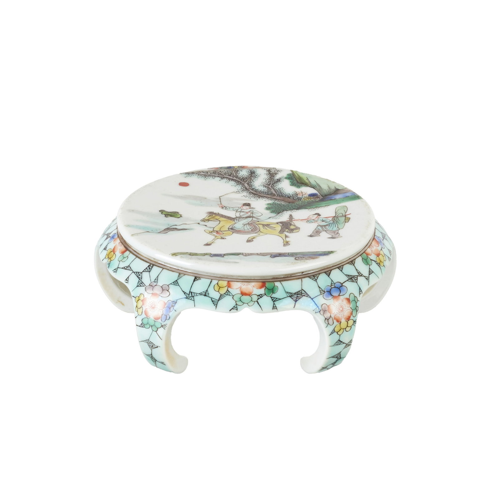 Chinese porcelain base for teacup (1 of 1)