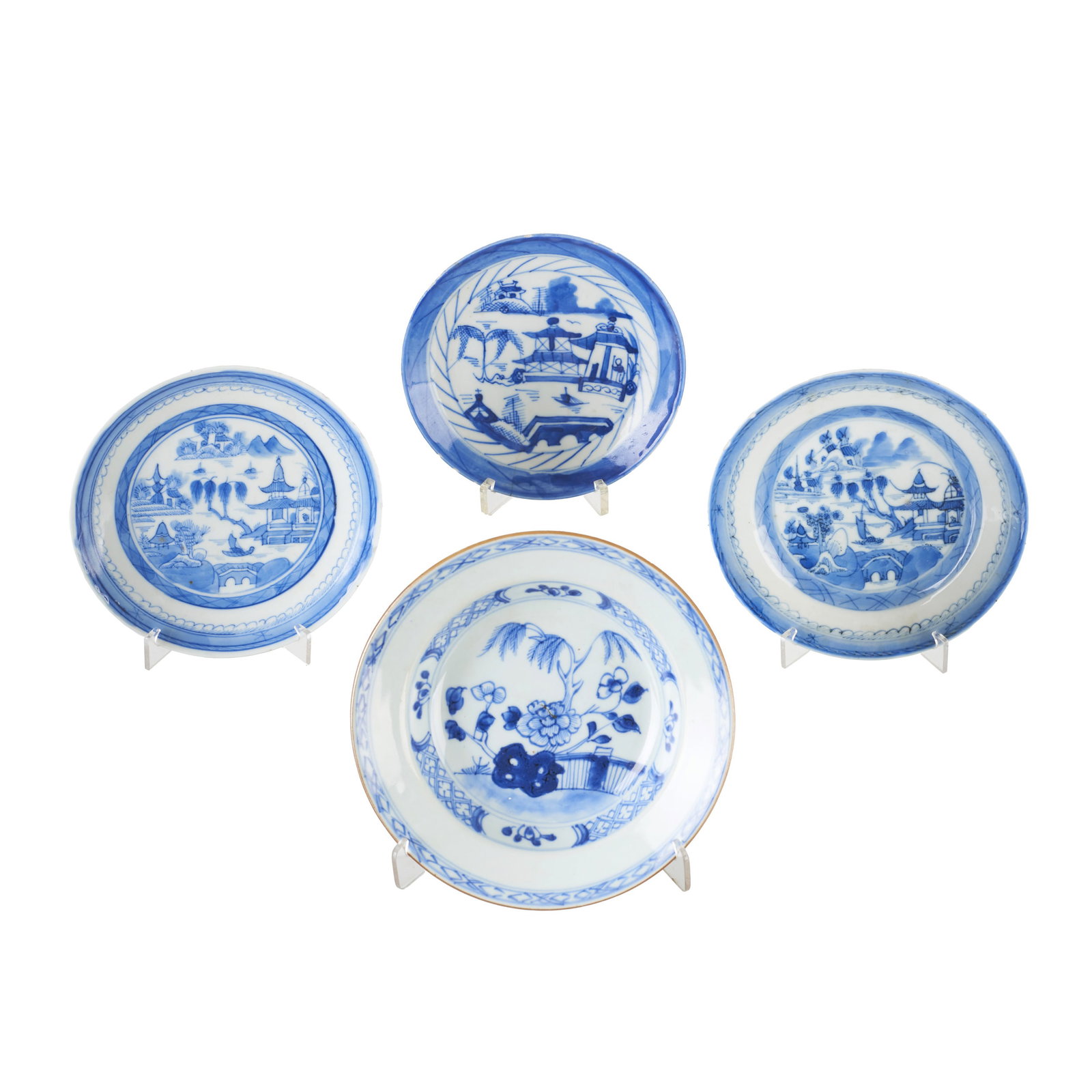 Four small porcelain bowls from China, Canton (1 of 1)