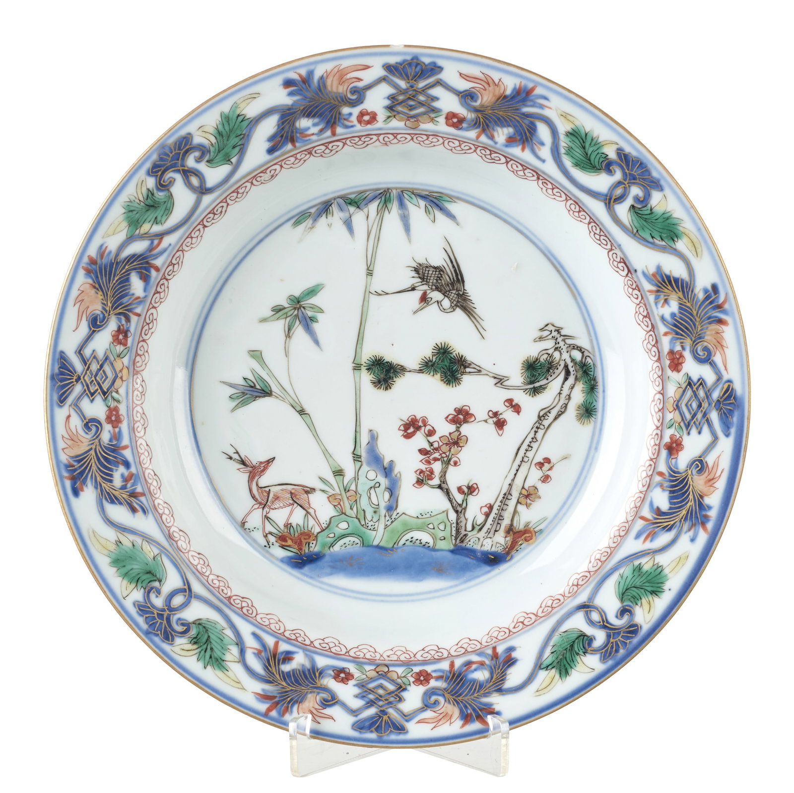 Chinese porcelain plate, Kangxi (1 of 1)