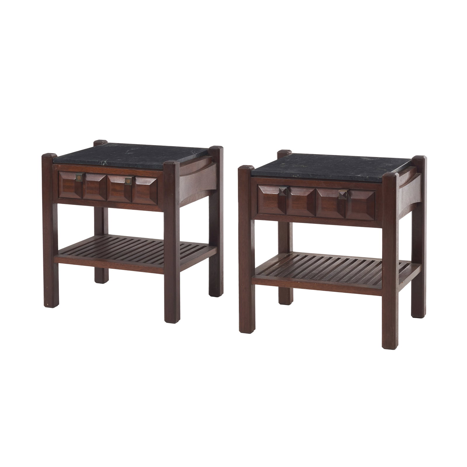 PORTUGUESE WORK, c. 1960/70 - Pair of bedside tables (1 of 1)