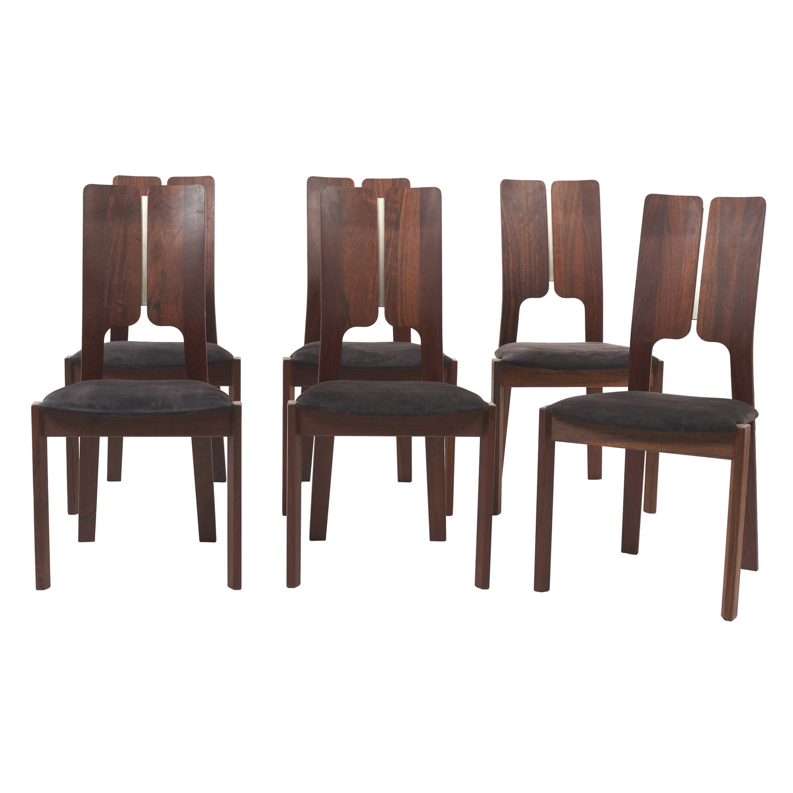 DANISH WORK, c. 1970 - Set of six dining chairs (1 of 1)