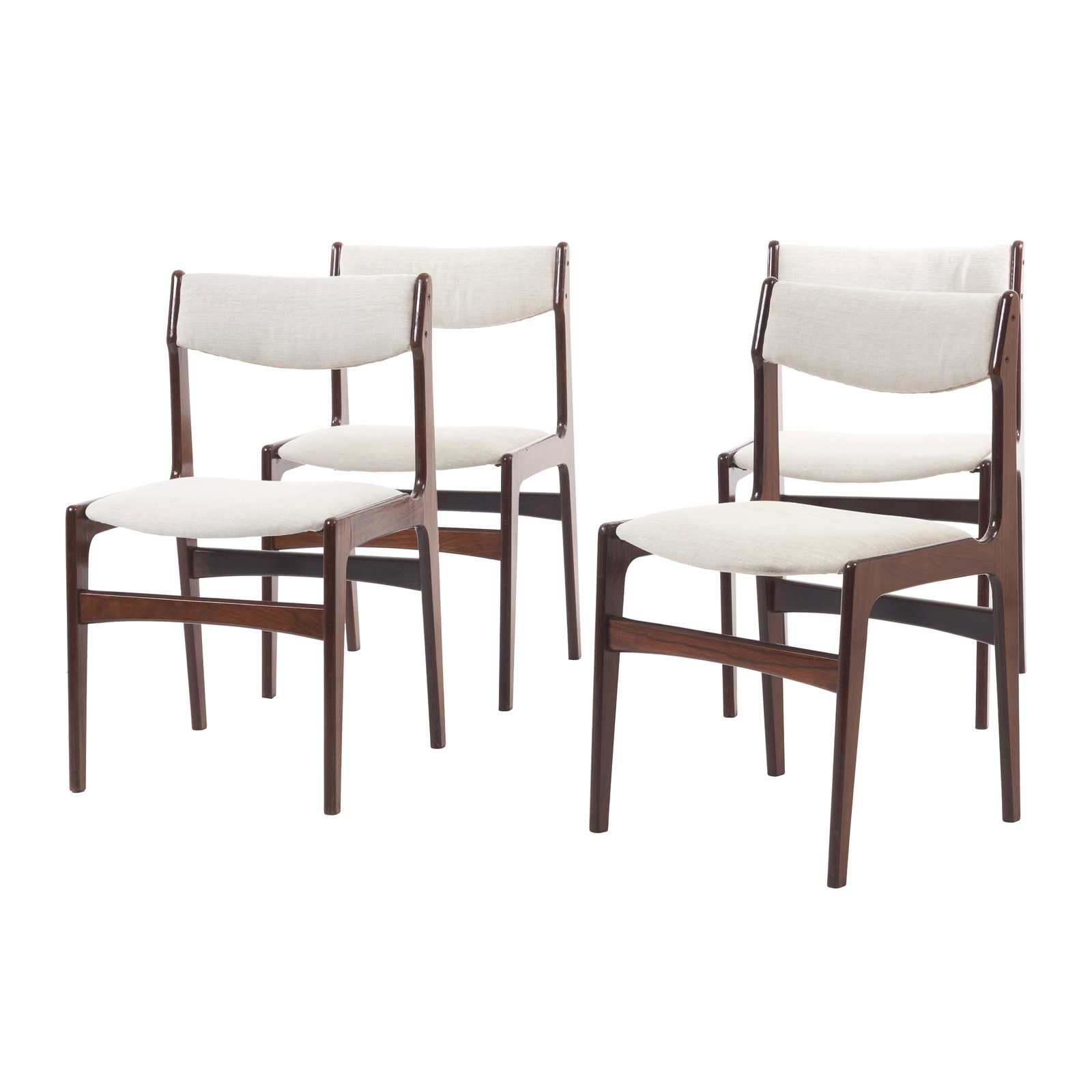 ERIK BUCH (1923-1982) - Four dining chairs (1 of 1)