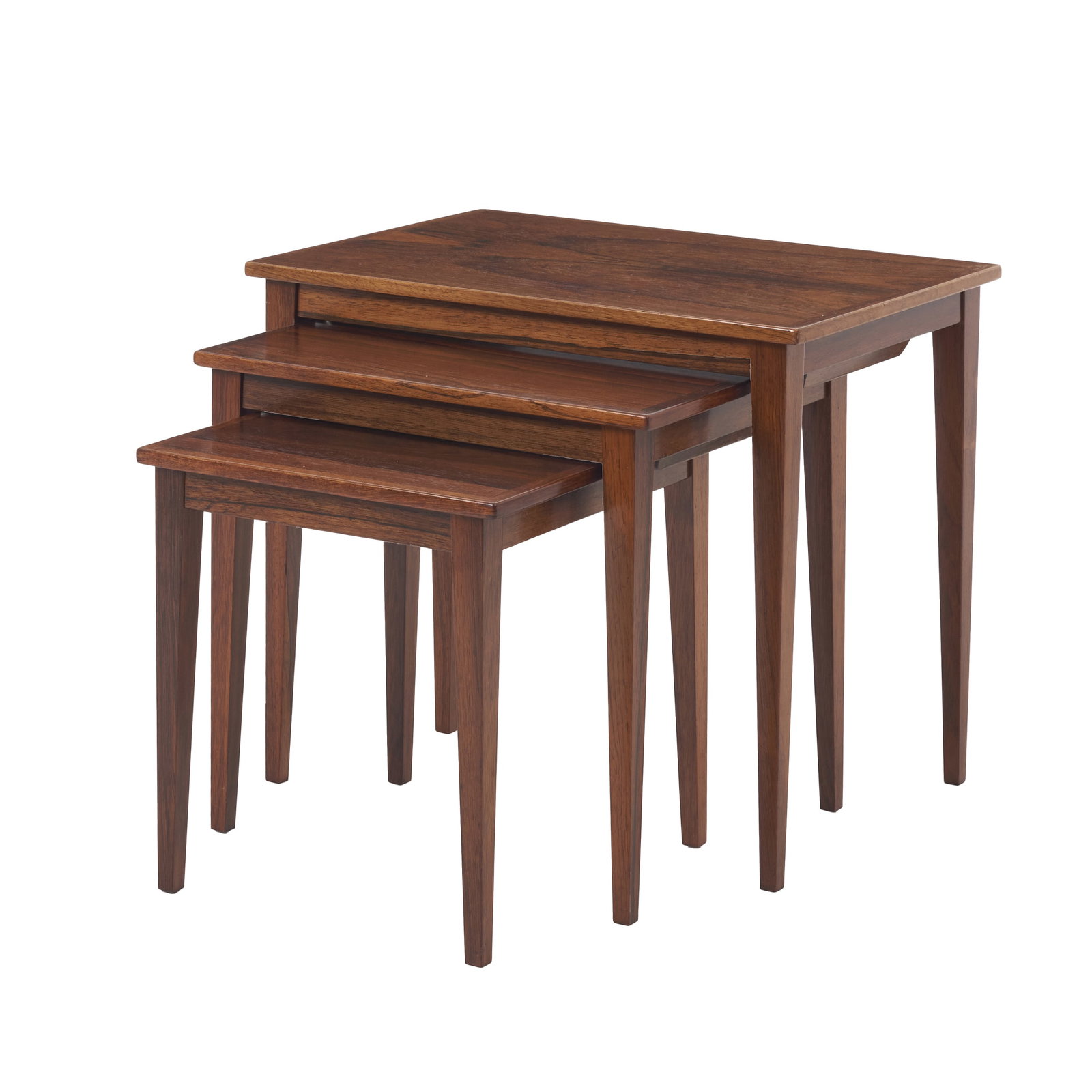 DANISH WORK (c. 1960) - Set of three nesting tables (1 of 1)