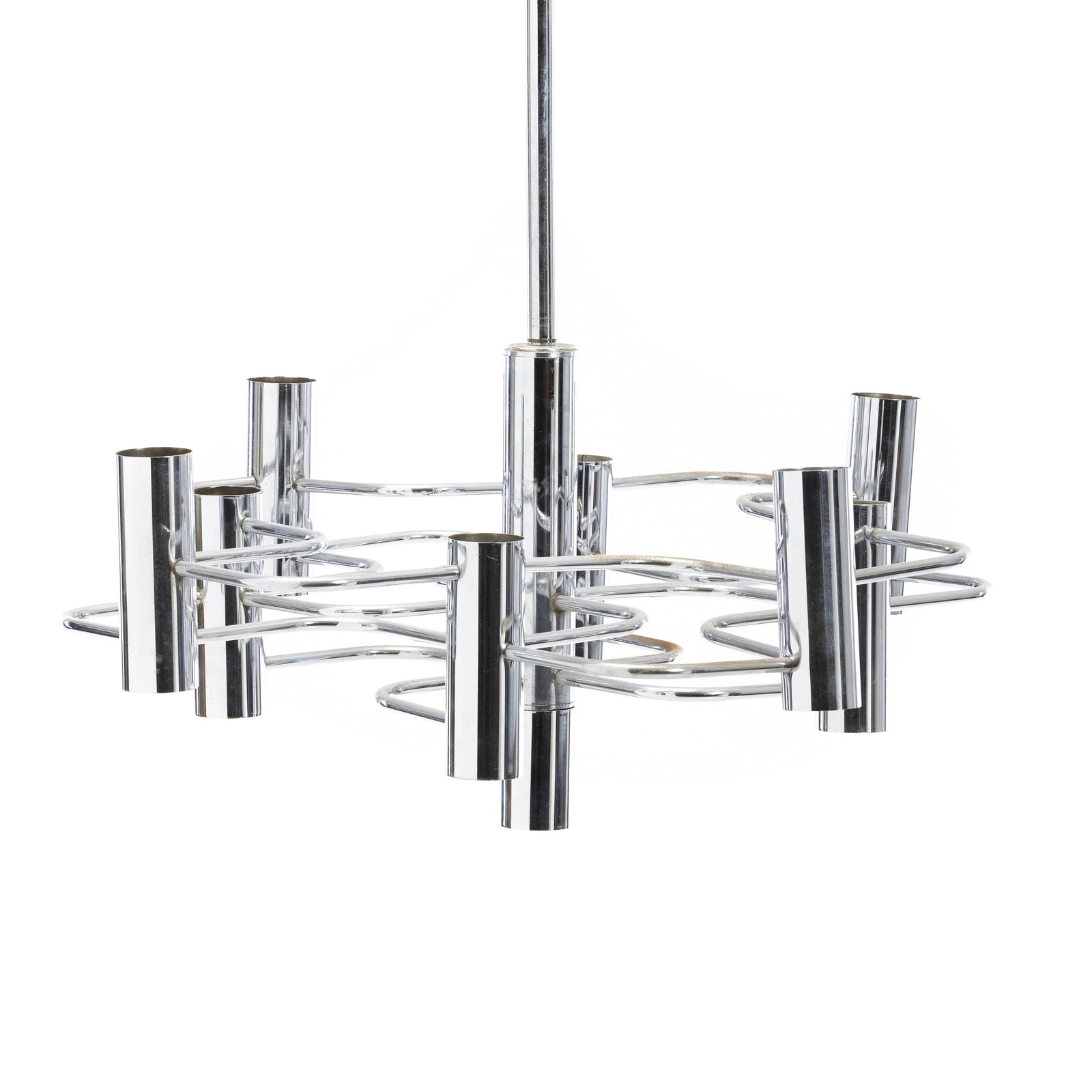GAETANO SCIOLARI (1927-1994) - Tubular ceiling lamp (1 of 1)