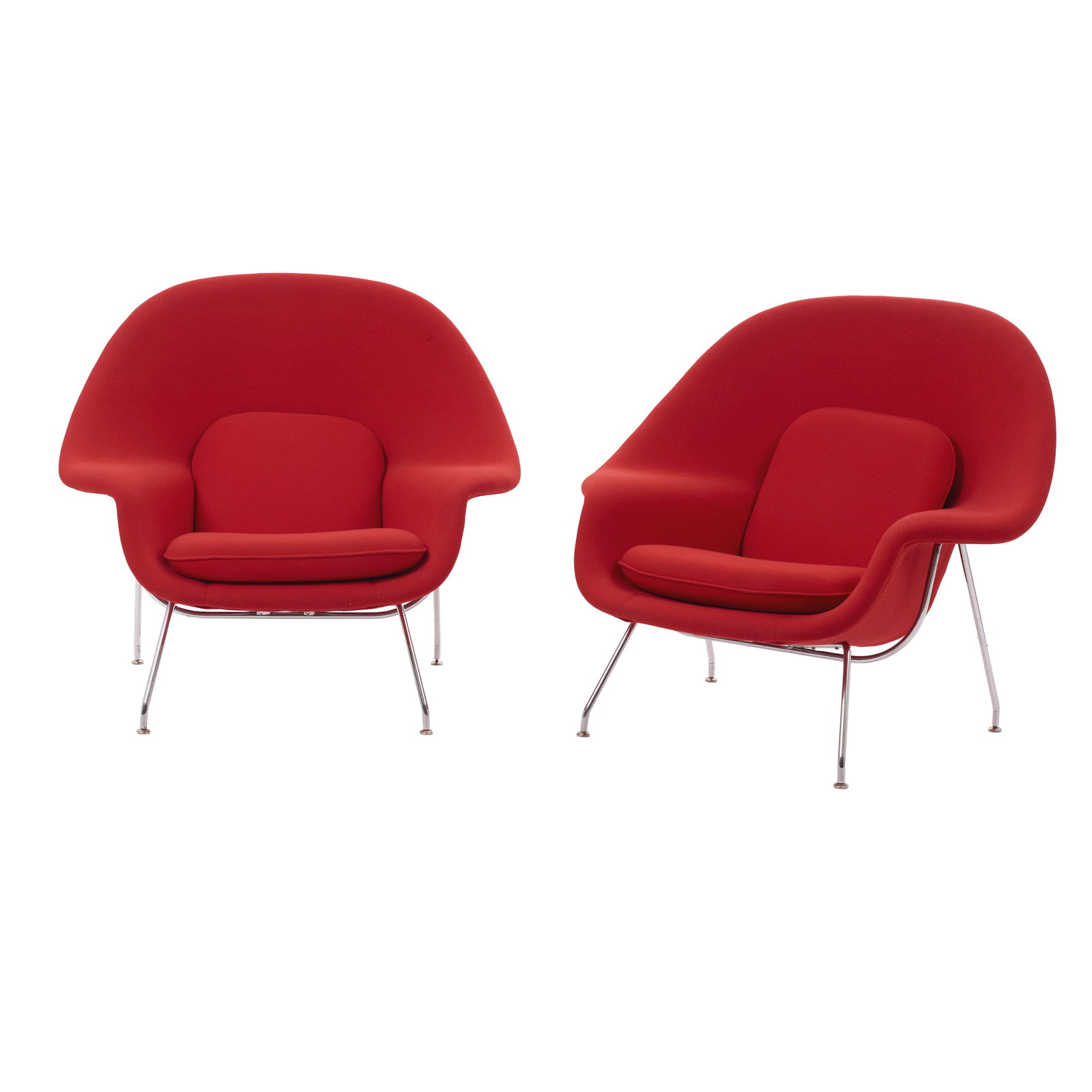 EERO SAARINEN (1910-1961) - Pair of 'Womb' Chairs (1 of 1)