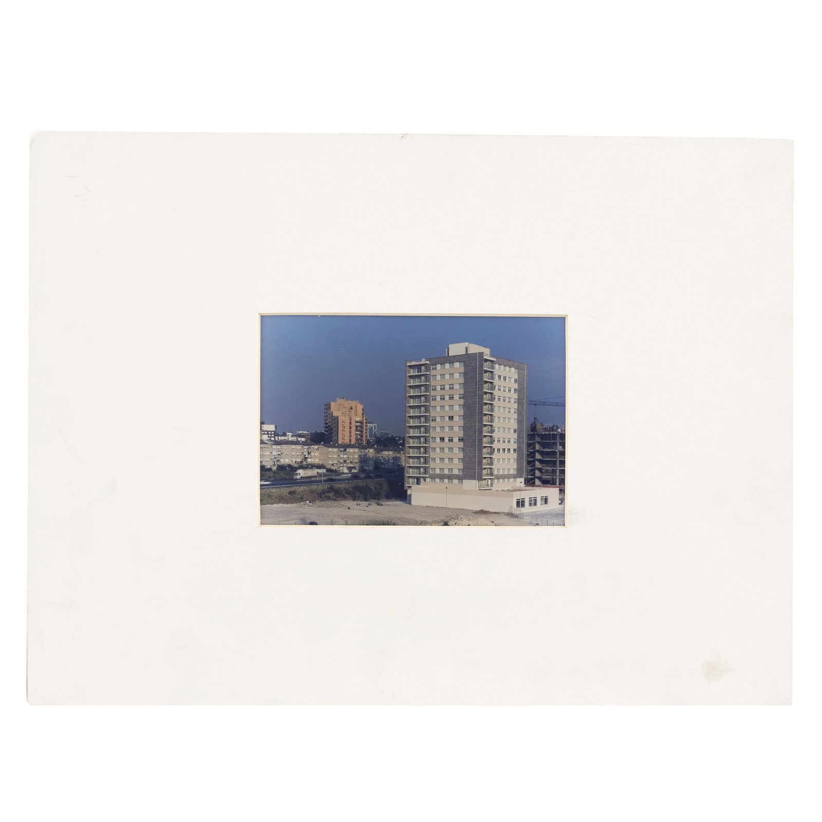 LUiS PALMA (b. 1960) - 'Urban Memory': Ektacolor process and collage on Kmount. Dated 1998. Dim.: 12x18cm.