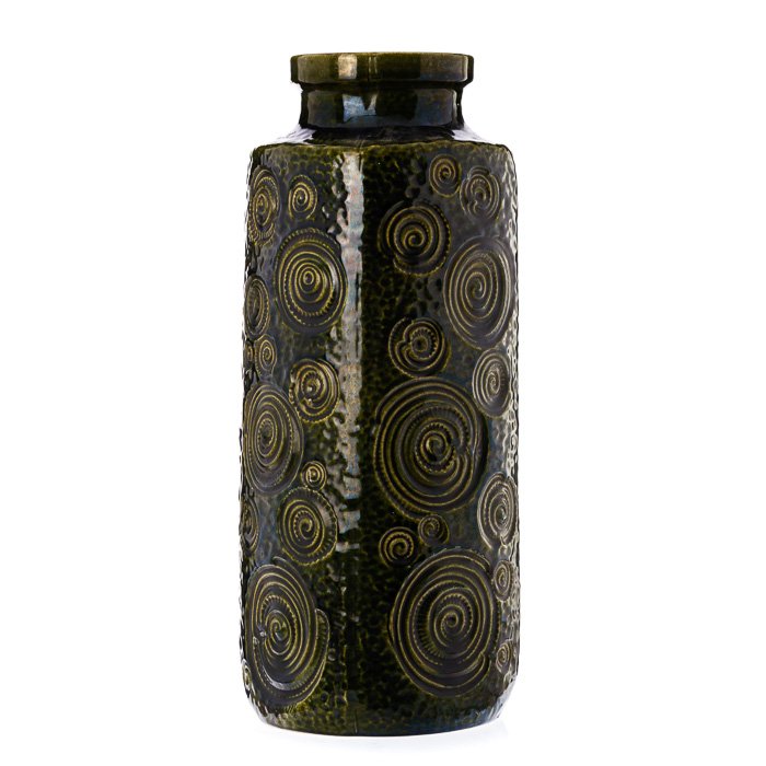 Green Square German Vase