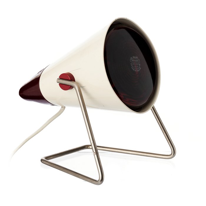 CHARLOTTE PERRIAND (1903-1999) - Infraphil table p: Table projector Phillips c.1960, with infrared lamp. Signs of wear. Dim.:22cm.